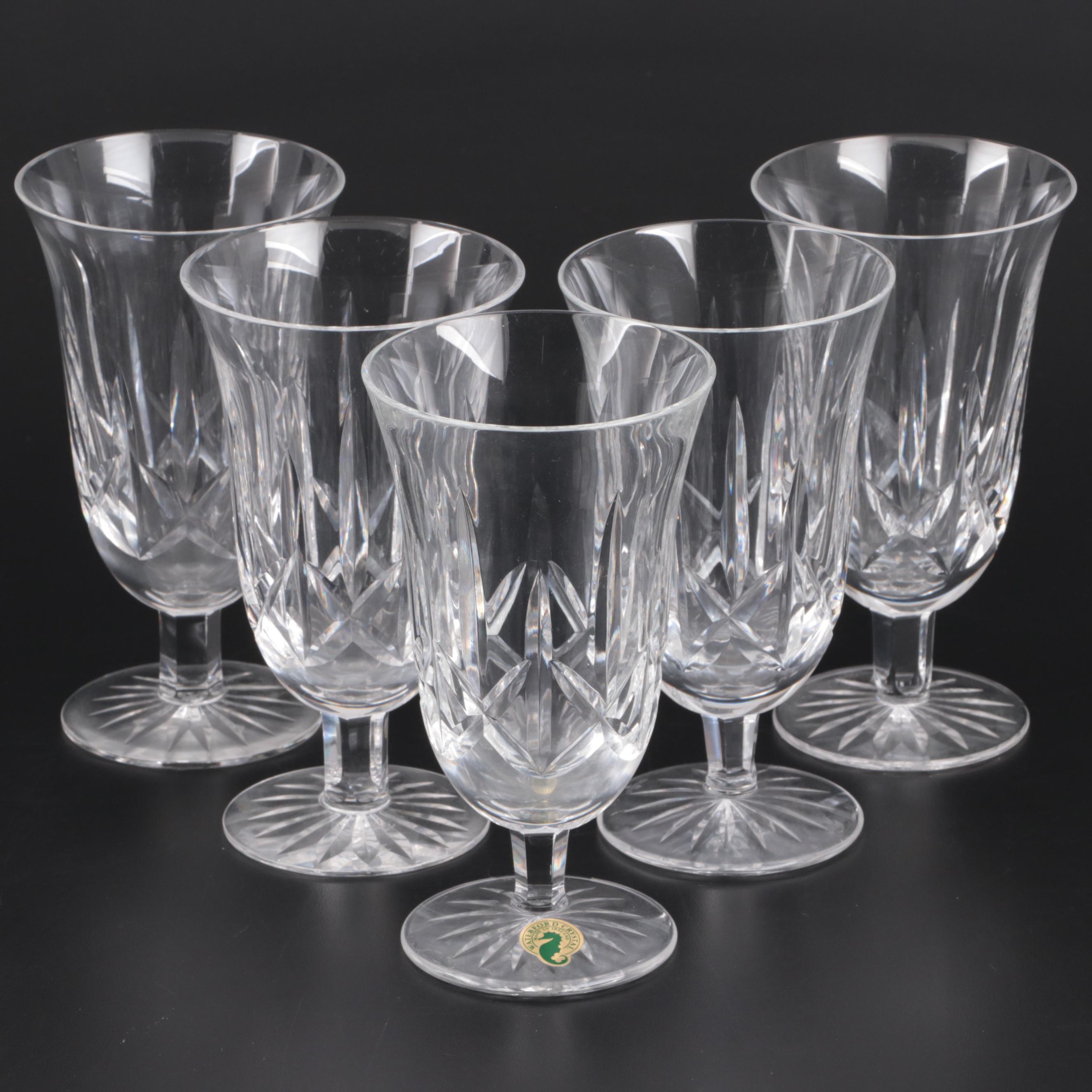 Waterford Crystal "Ballyshannon" Stemmed Iced Tea Glasses