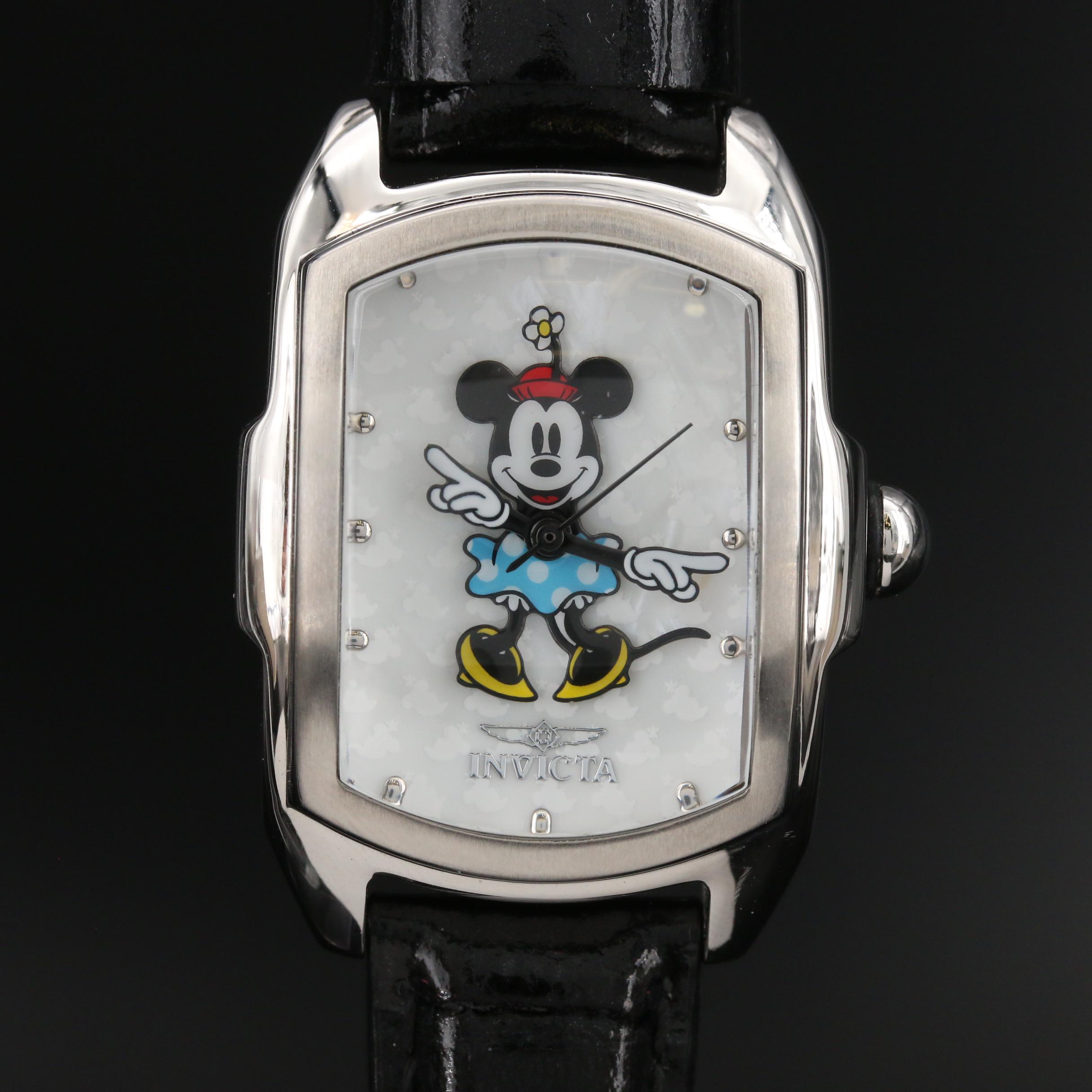 Invicta Lupah Minnie Mouse Stainless Steel Quartz Watch