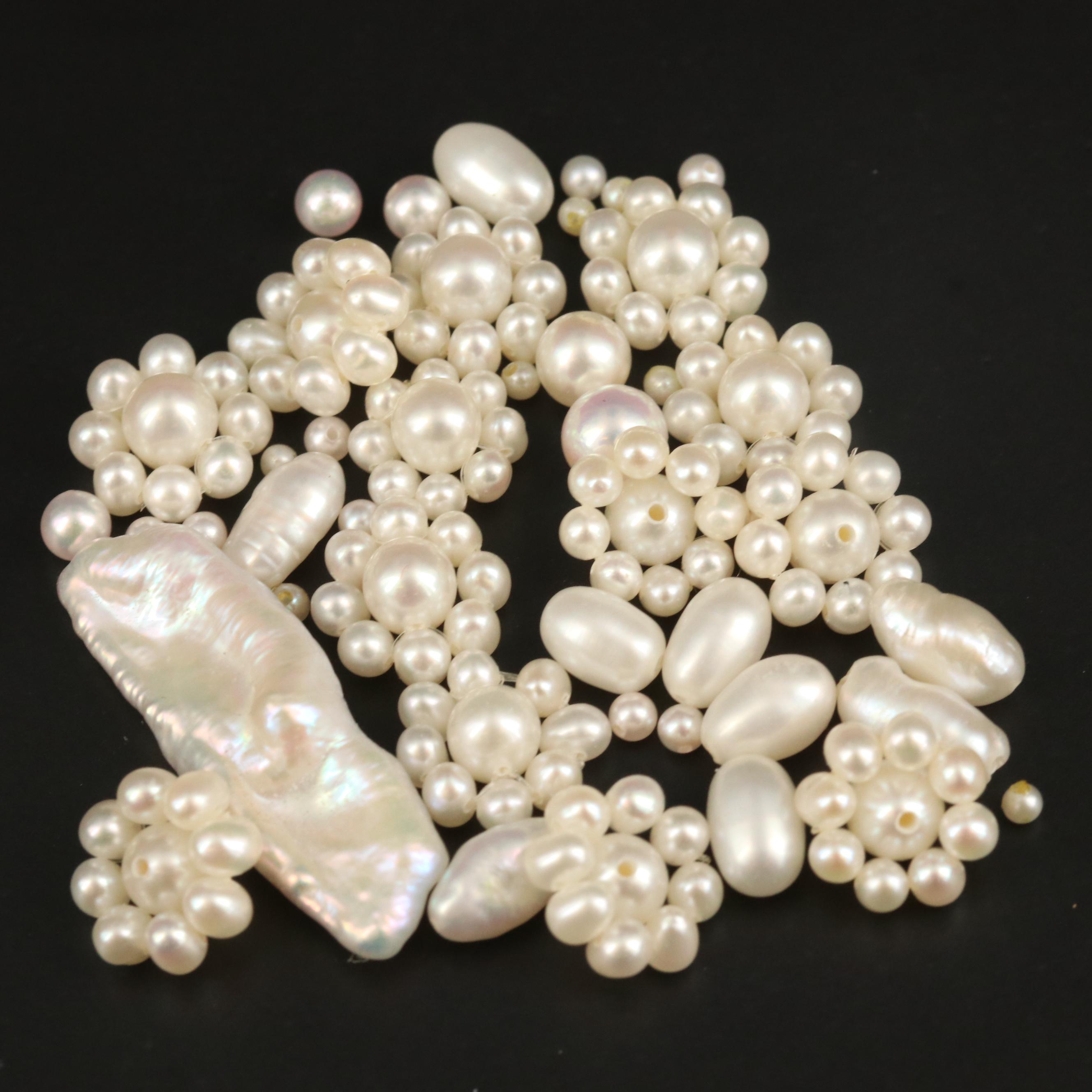 Loose Cultured Pearl, Abalone and Doublets