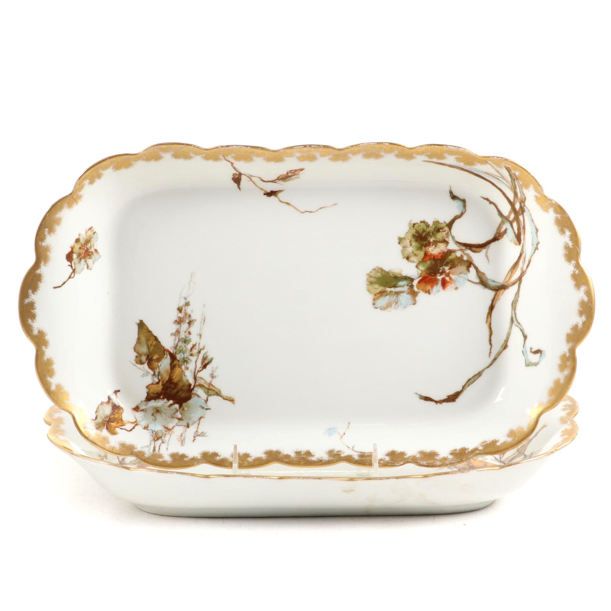 Haviland Limoges Porcelain Oval Serving Dishes, Late 19th/Early 20th Century