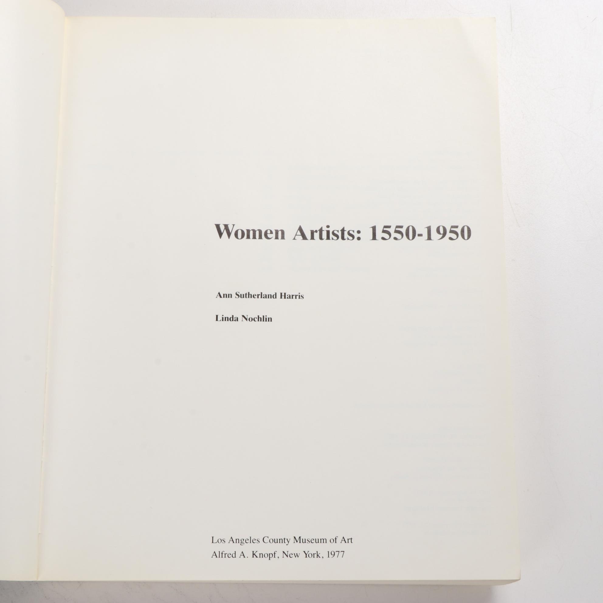 "Women Artists: 1550–1950" by Harris and Nochnlin and More Art History Books