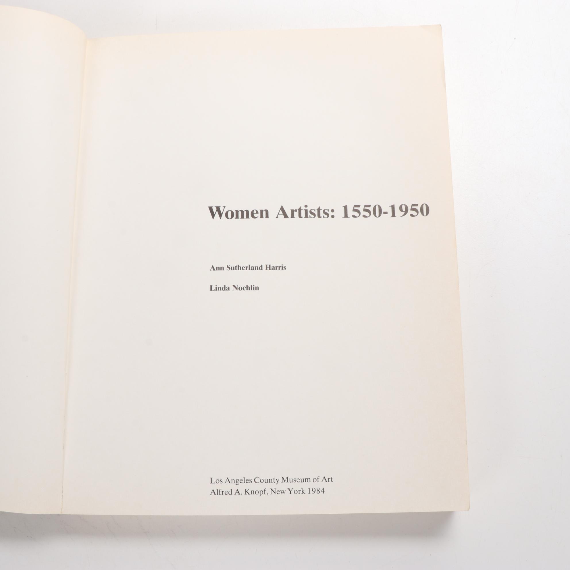 "Women Artists: 1550–1950" by Harris and Nochnlin and More Art History Books