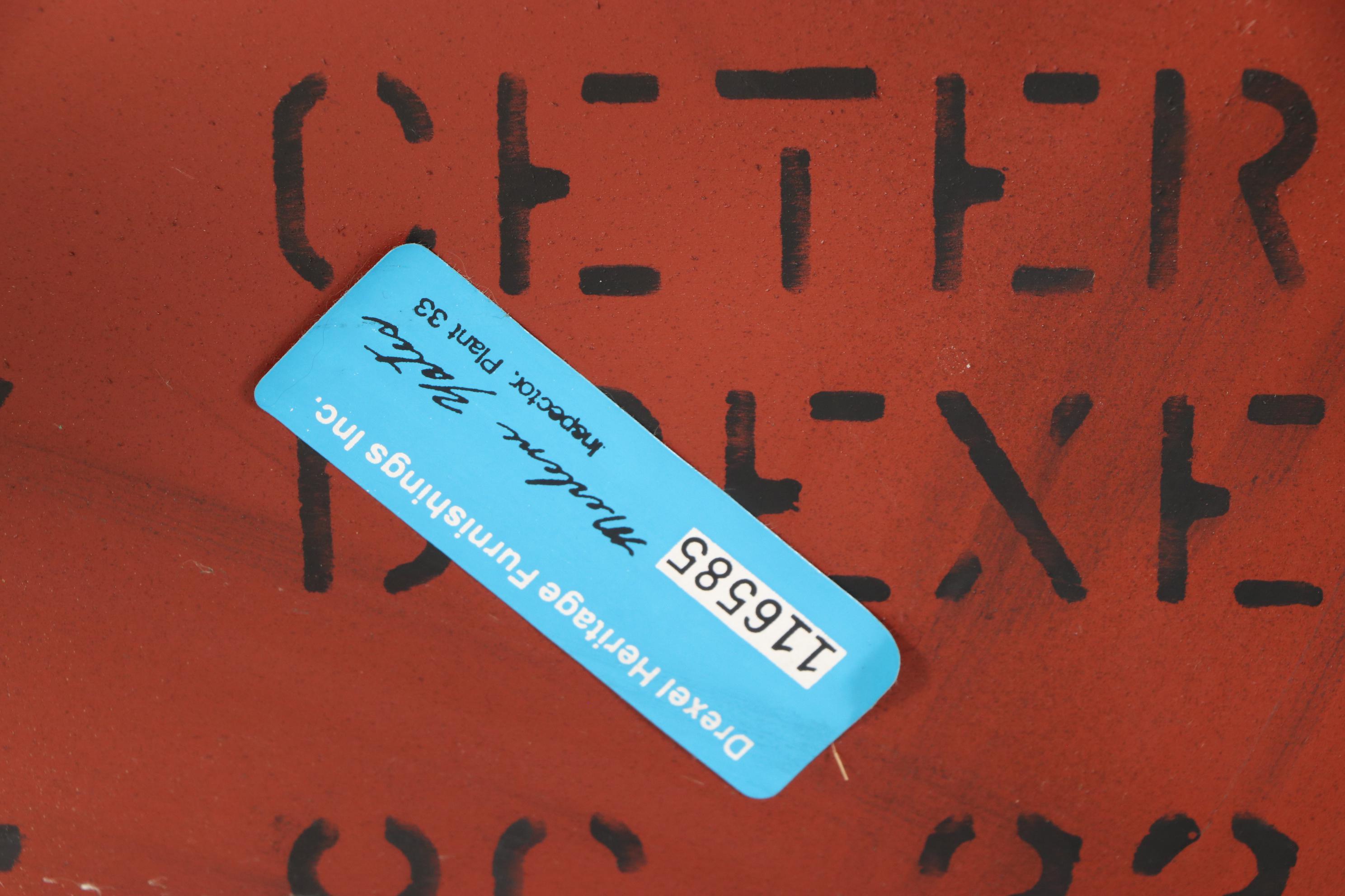 Drexel Heritage "Et Cetera" Painted and Parcel-Gilt Chinoiserie Chest-on-Stand