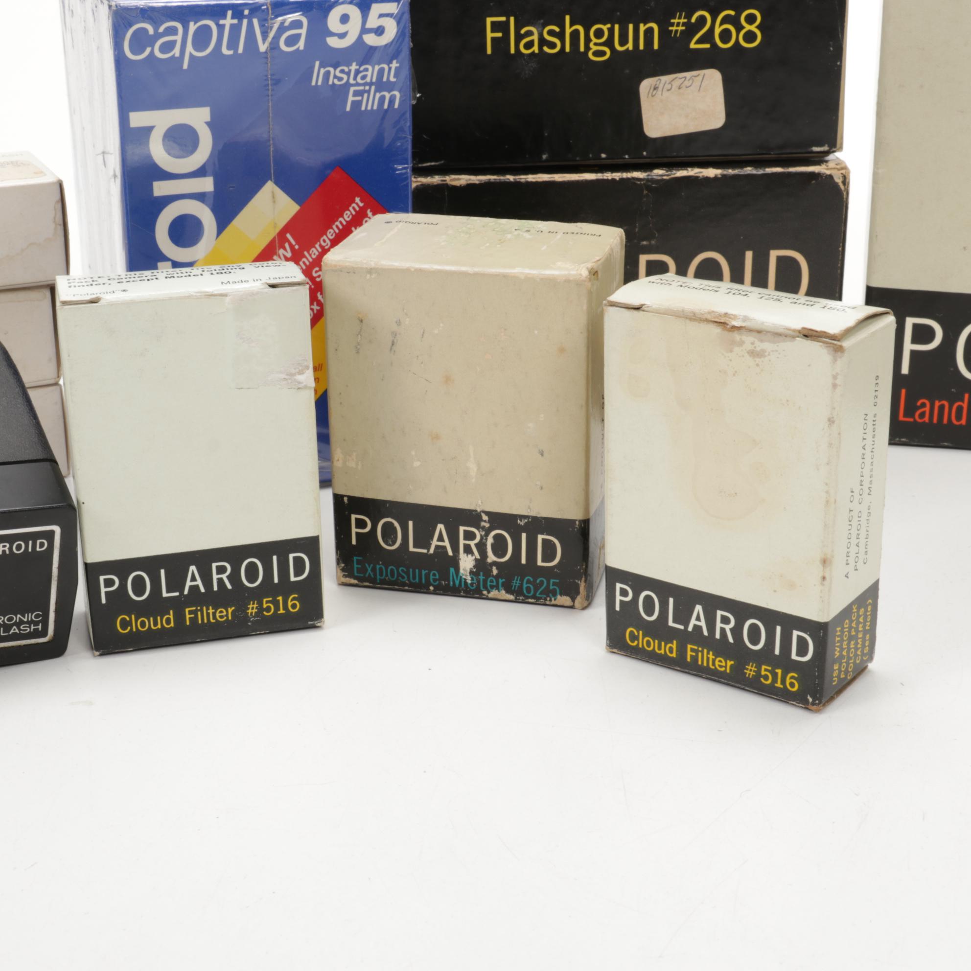 Polaroid "Captiva 95" Instant Color Film and Camera Accessories