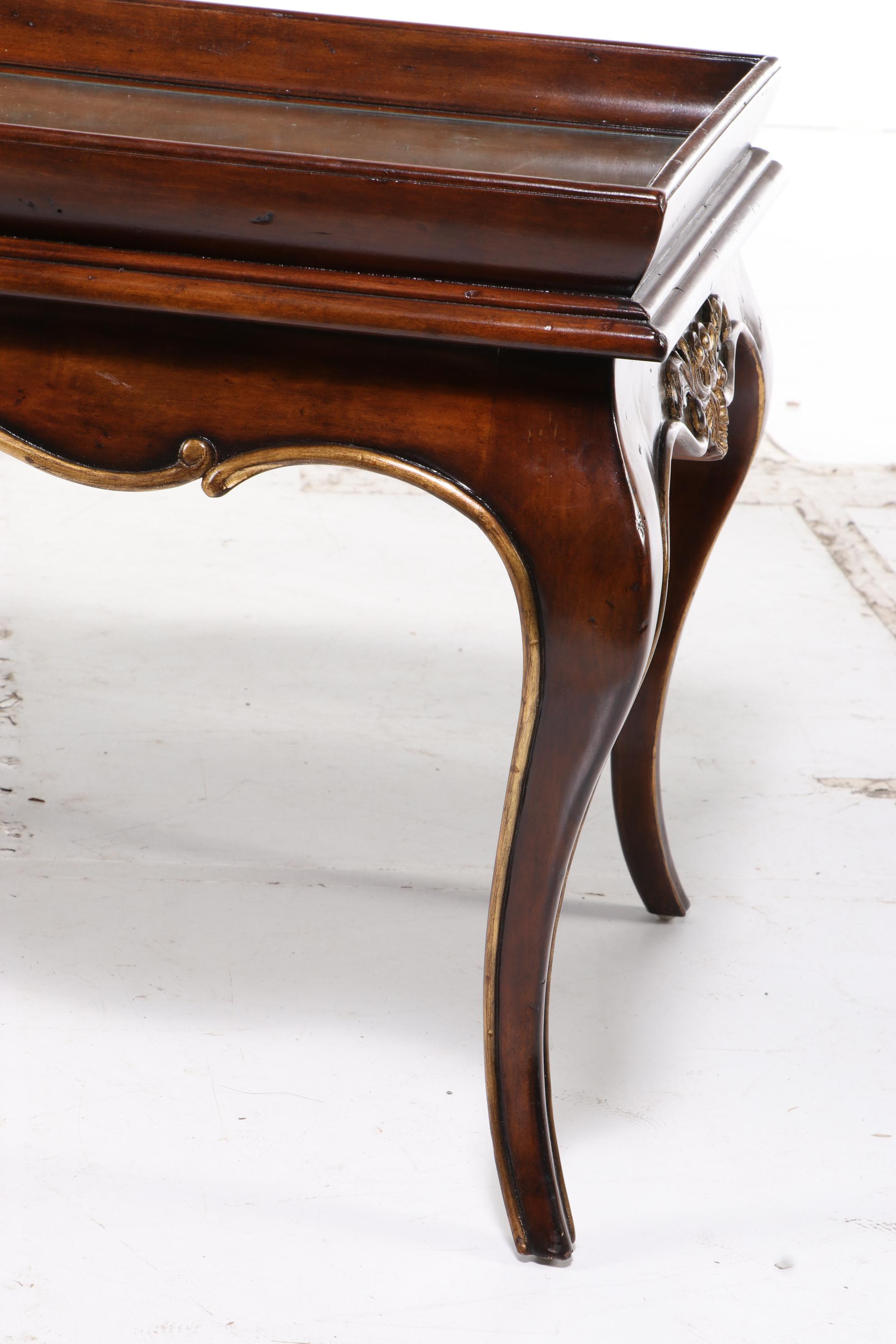 Lillian August for Drexel-Heritage "Merideth" Glass Top Cocktail Table