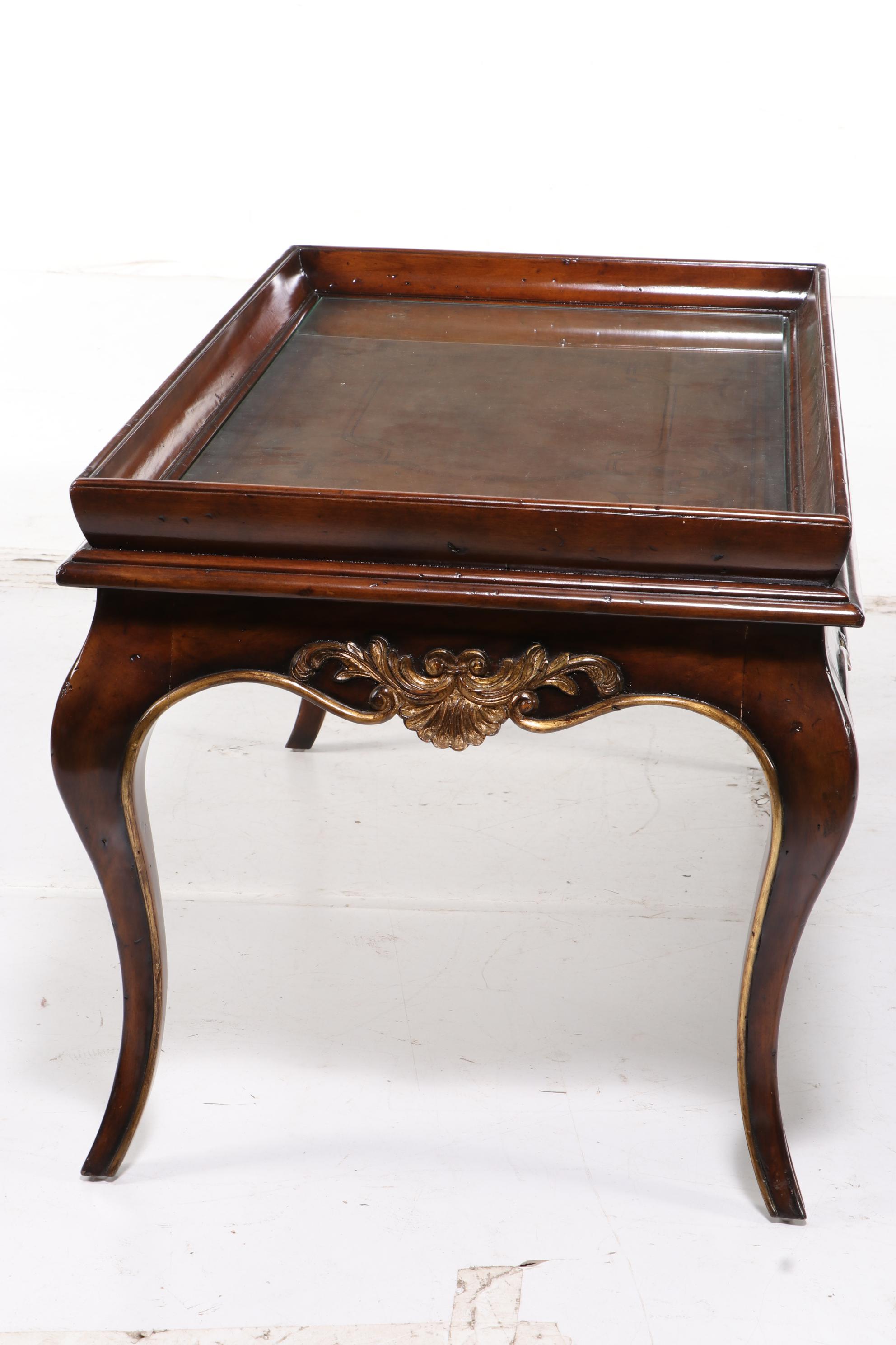 Lillian August for Drexel-Heritage "Merideth" Glass Top Cocktail Table