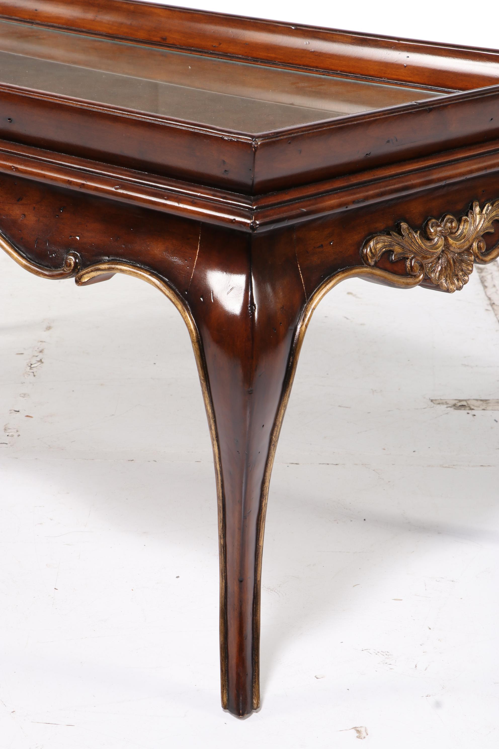 Lillian August for Drexel-Heritage "Merideth" Glass Top Cocktail Table