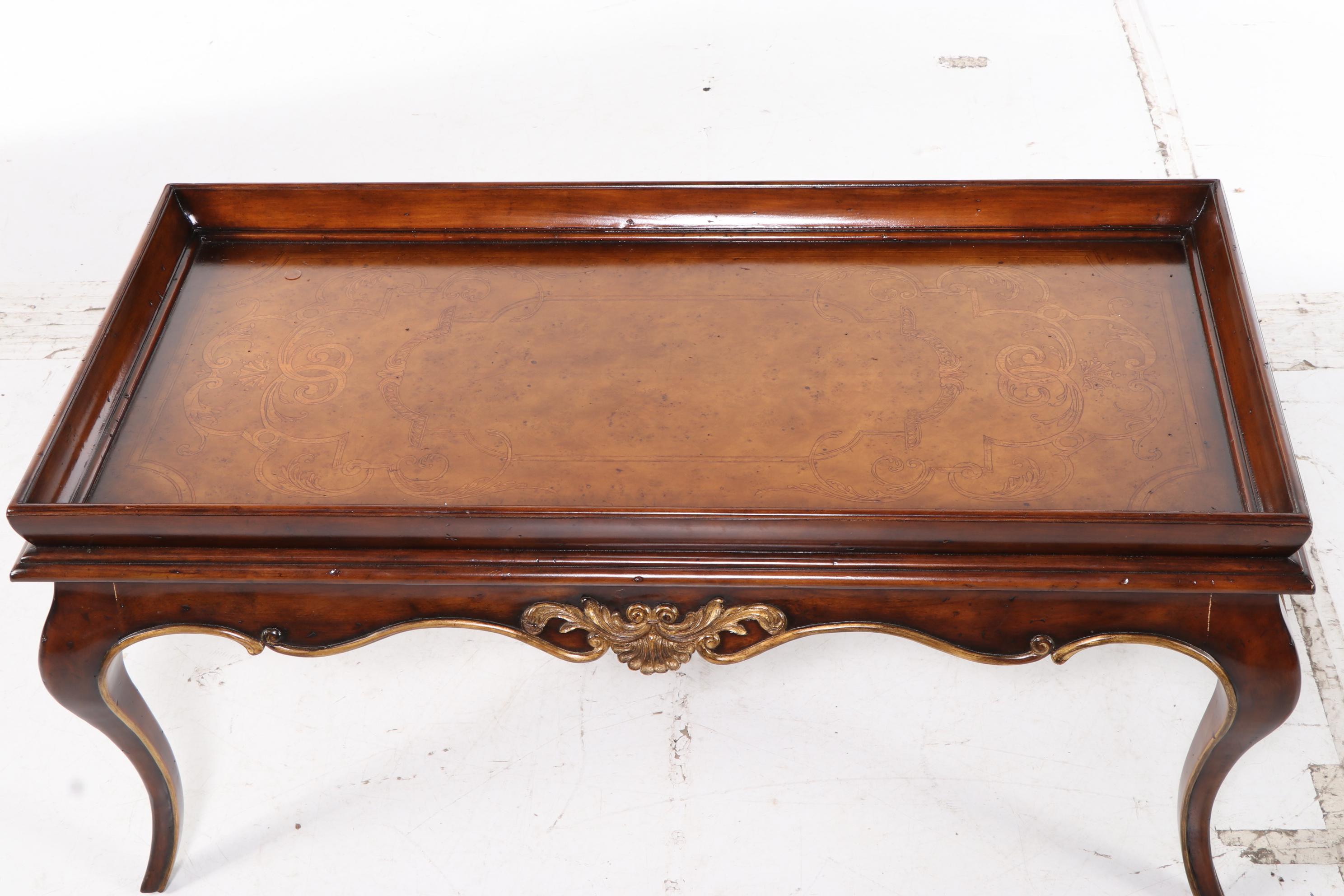 Lillian August for Drexel-Heritage "Merideth" Glass Top Cocktail Table