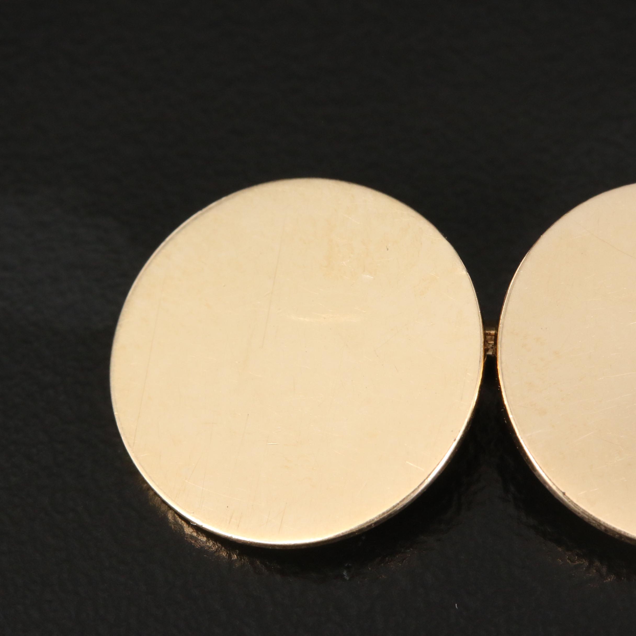 Vintage Larter & Sons for Brooks Brothers 14K Cufflinks