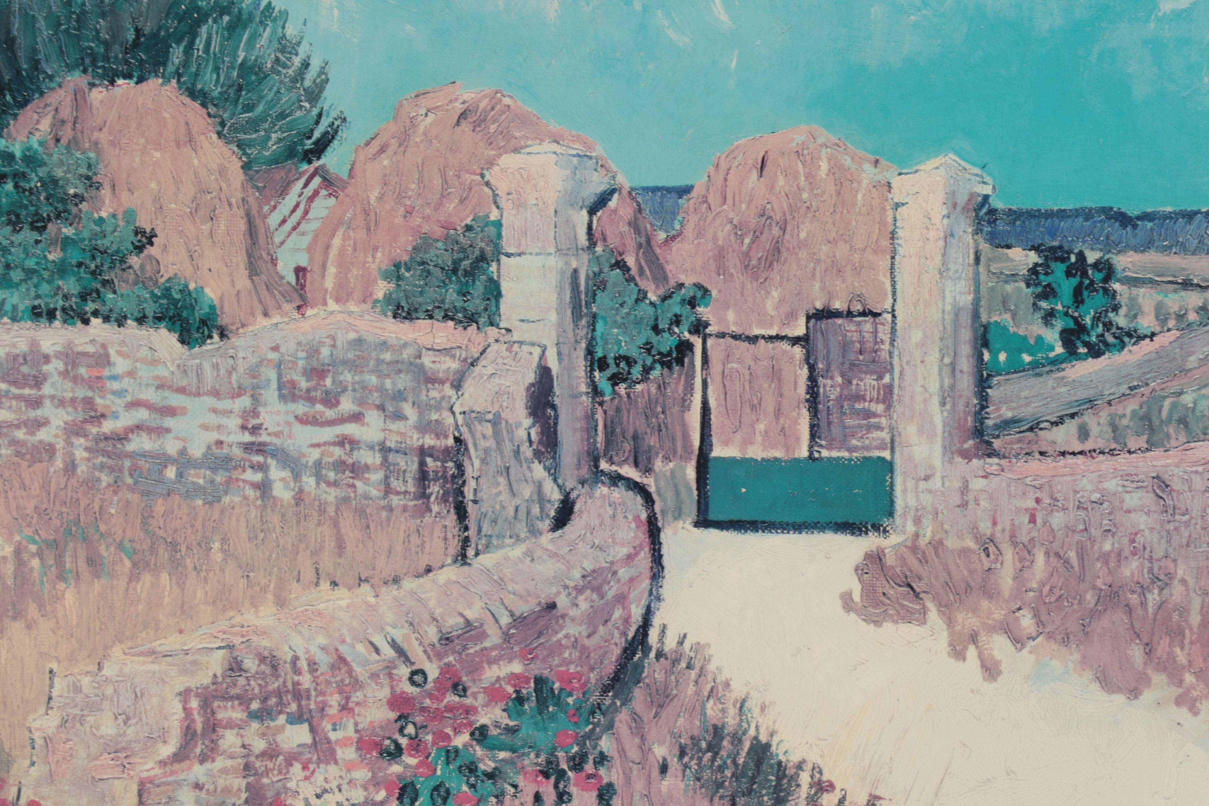 Metropolitan Museum of Art Offset Lithograph Poster "Van Gogh in Arles," 1984