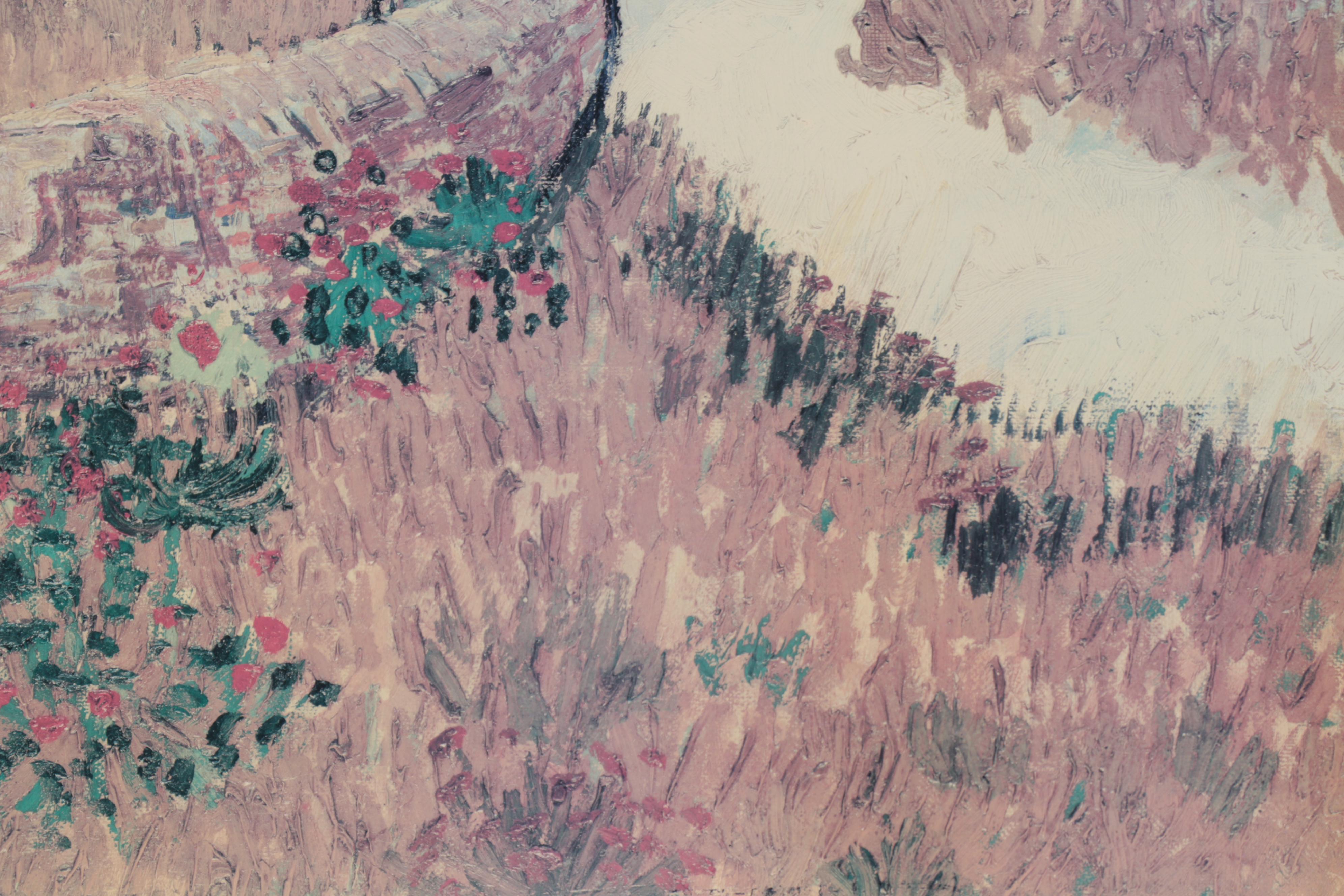 Metropolitan Museum of Art Offset Lithograph Poster "Van Gogh in Arles," 1984