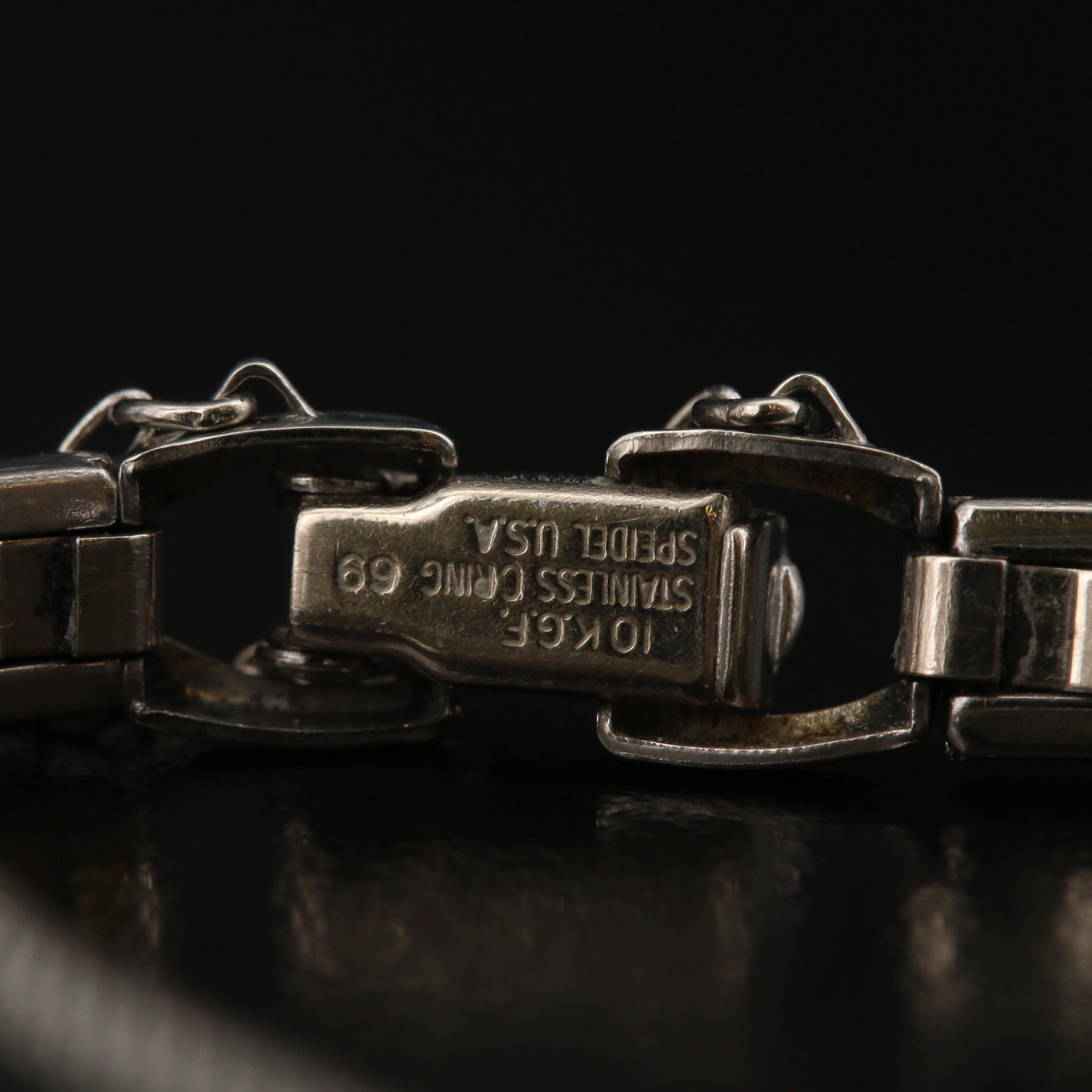 1953 Longines 14K White Gold Stem Wind Watch