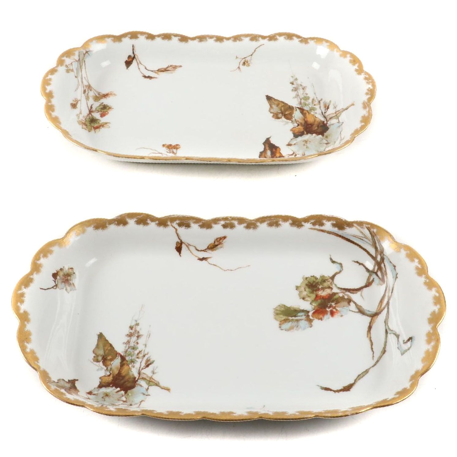 Haviland Limoges Porcelain Oval Serving Dishes, Late 19th/Early 20th Century