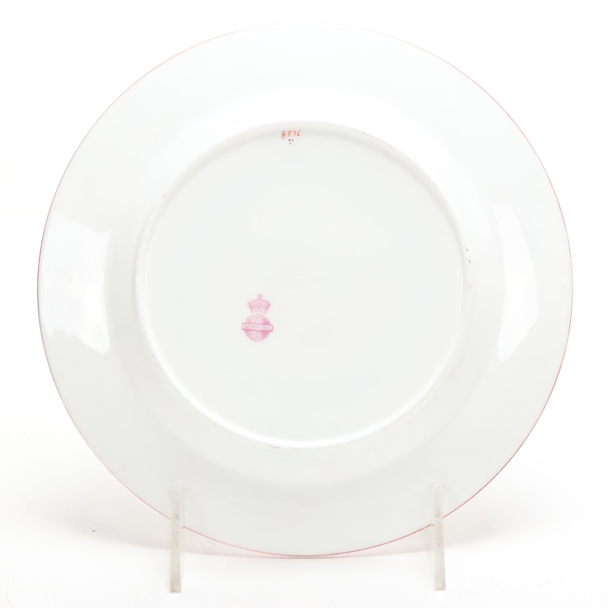 Minton and Noritake Porcelain Plates with Other Japanese Blue & White Tableware