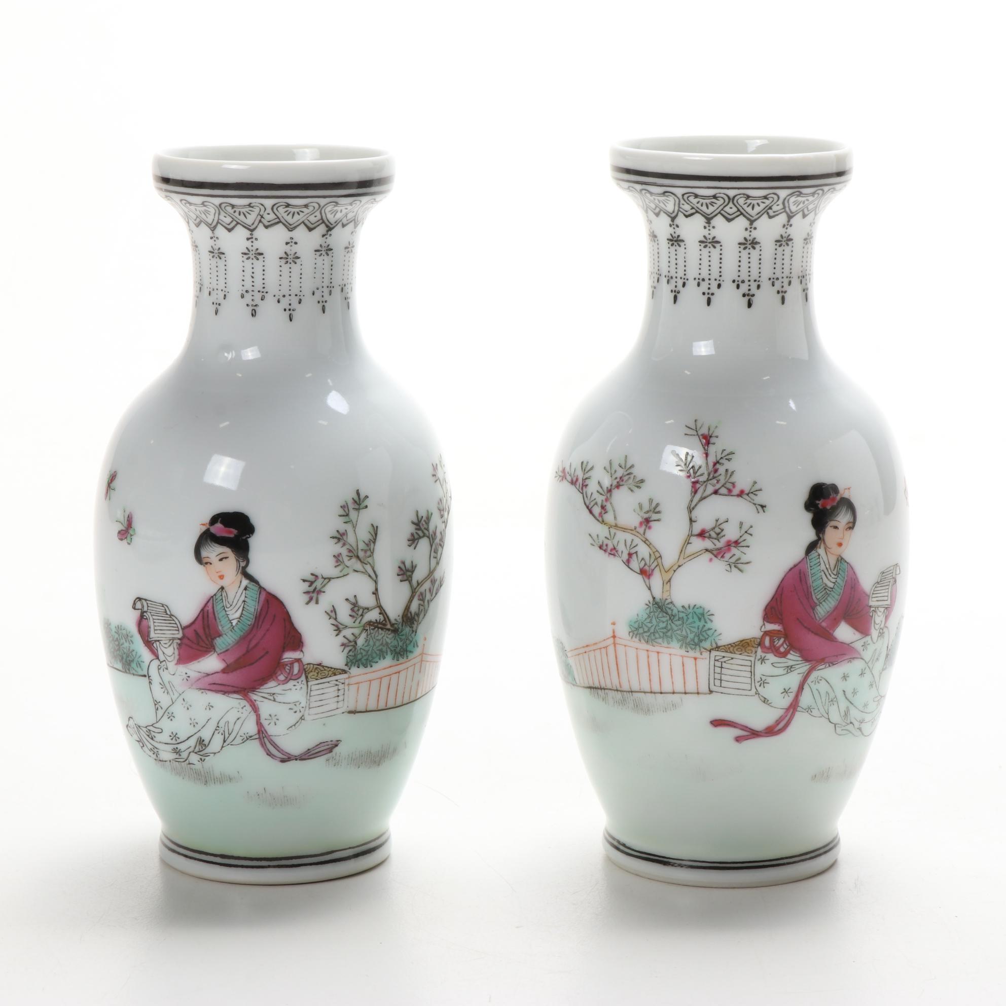 Minton and Noritake Porcelain Plates with Other Japanese Blue & White Tableware