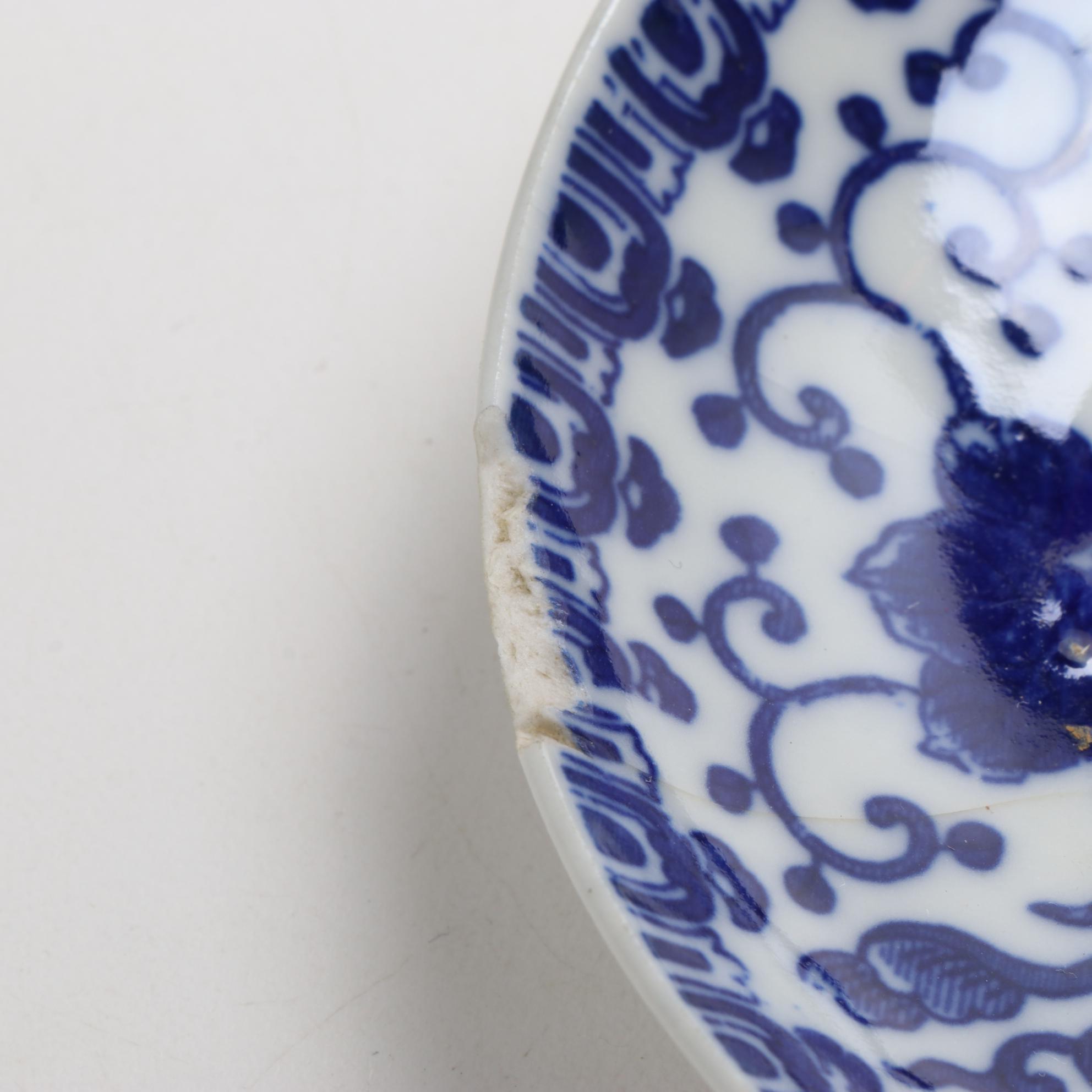 Minton and Noritake Porcelain Plates with Other Japanese Blue & White Tableware