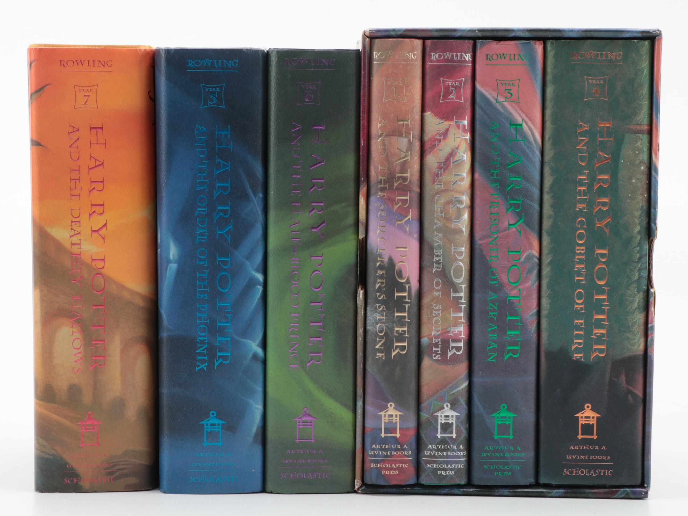 Complete First American Edition "Harry Potter" Series by J. K. Rowling