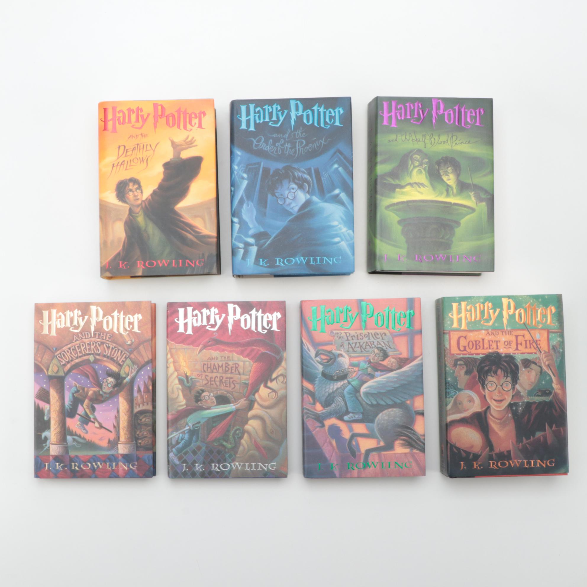 Complete First American Edition "Harry Potter" Series by J. K. Rowling