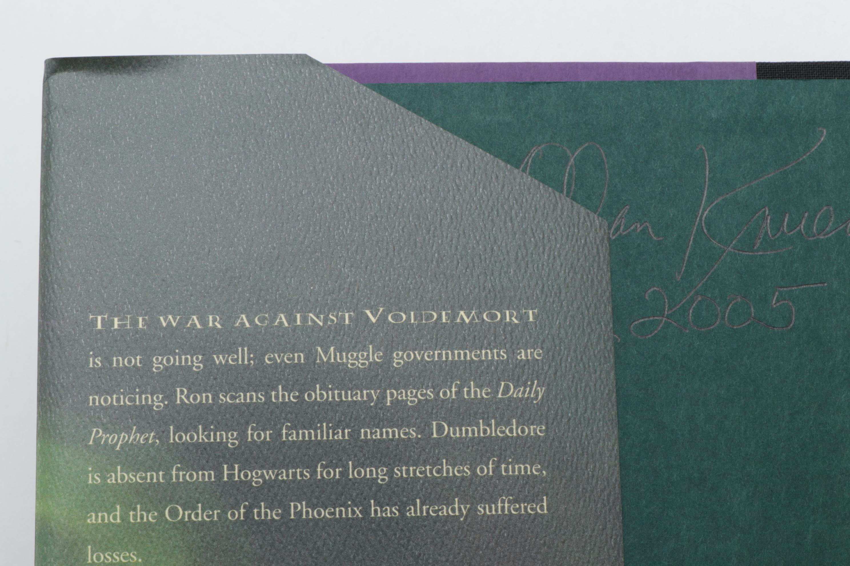 Complete First American Edition "Harry Potter" Series by J. K. Rowling