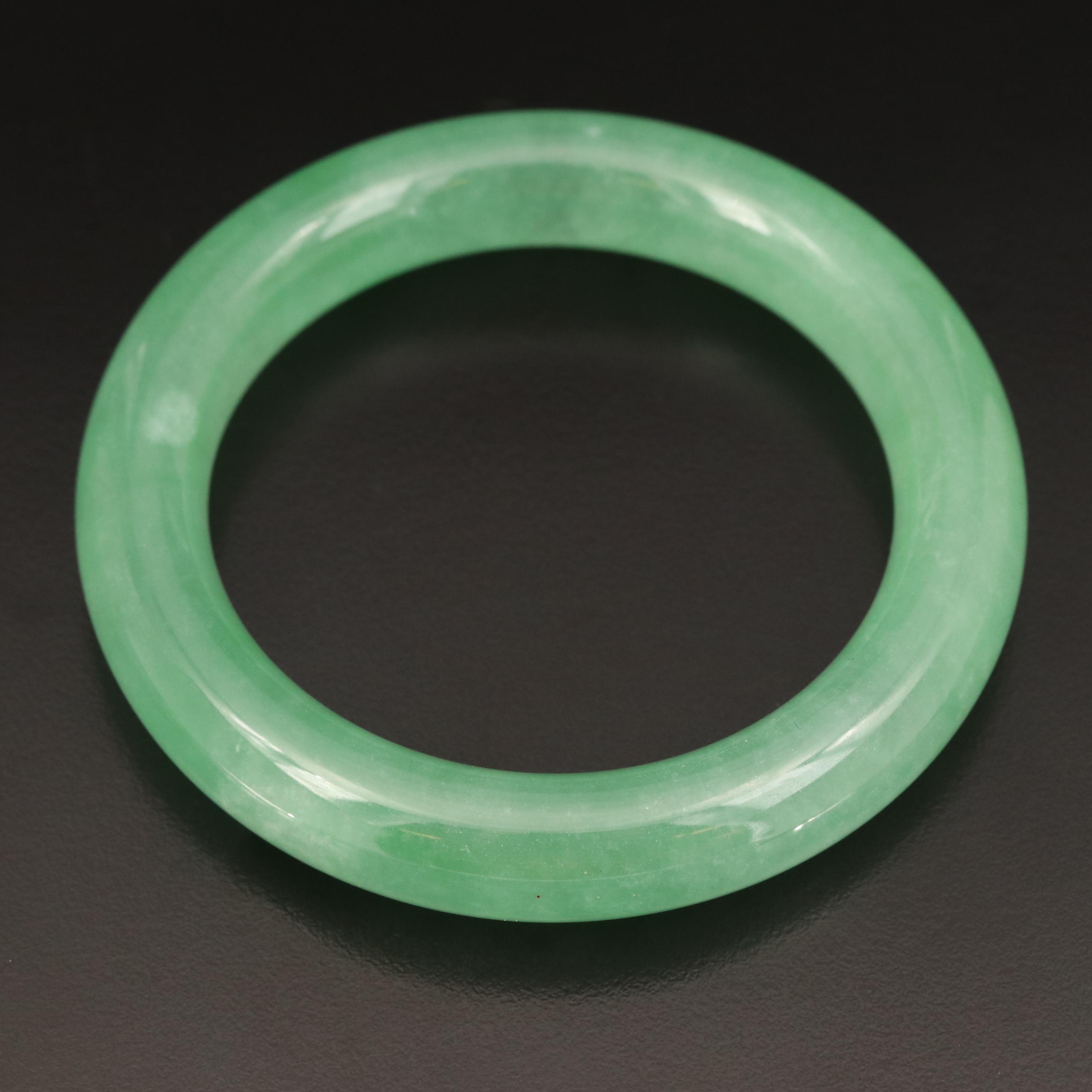 Jadeite Hololith Bangle