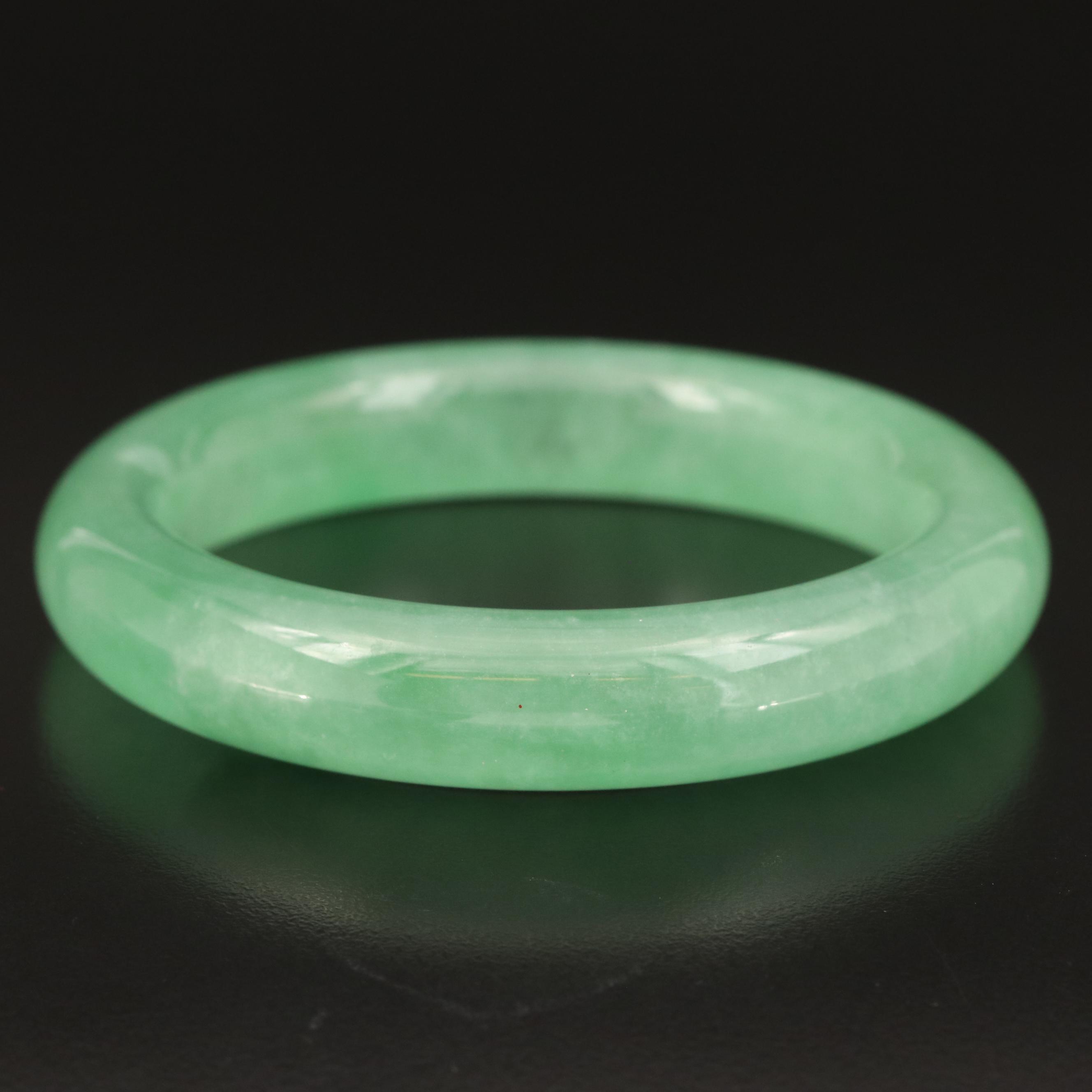 Jadeite Hololith Bangle