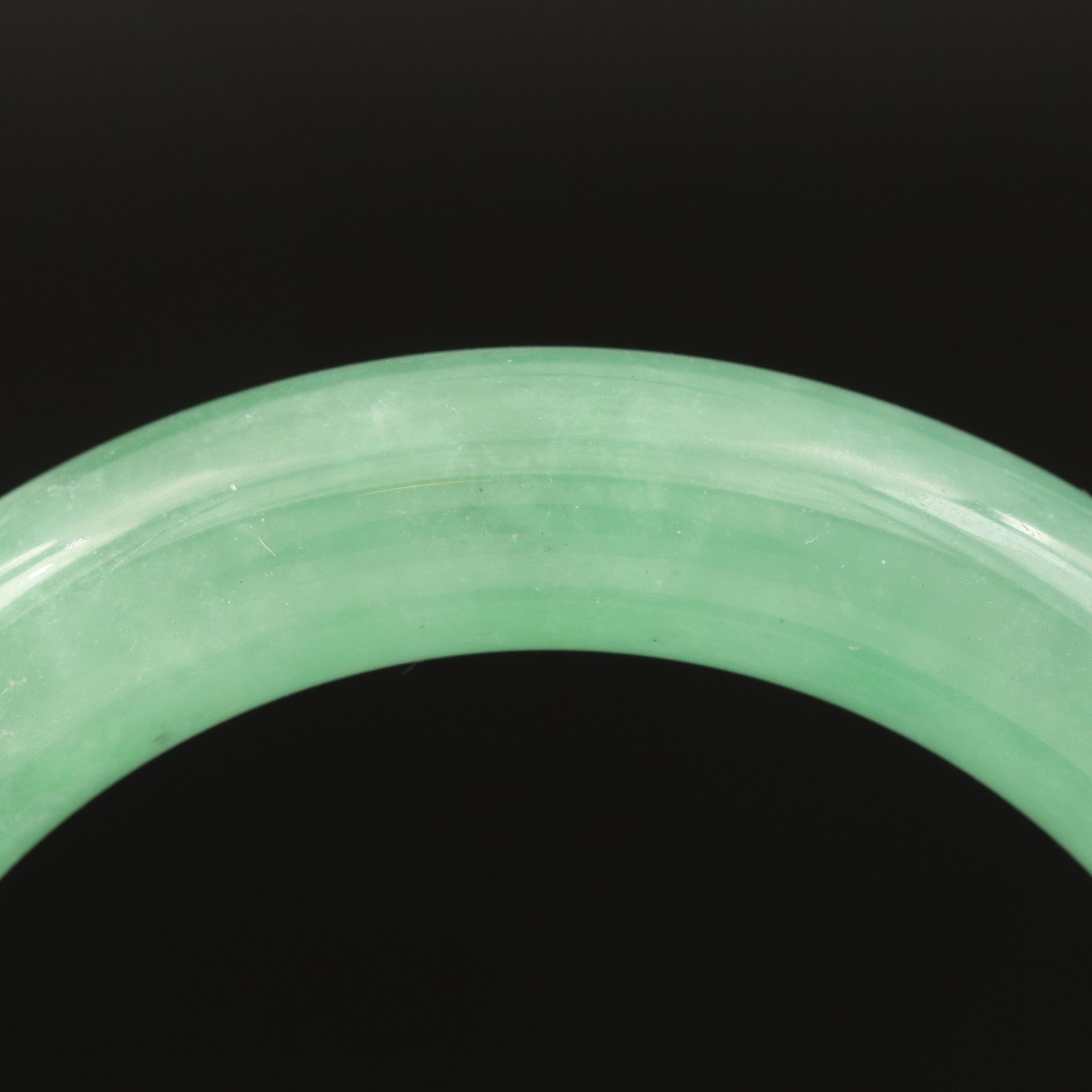 Jadeite Hololith Bangle