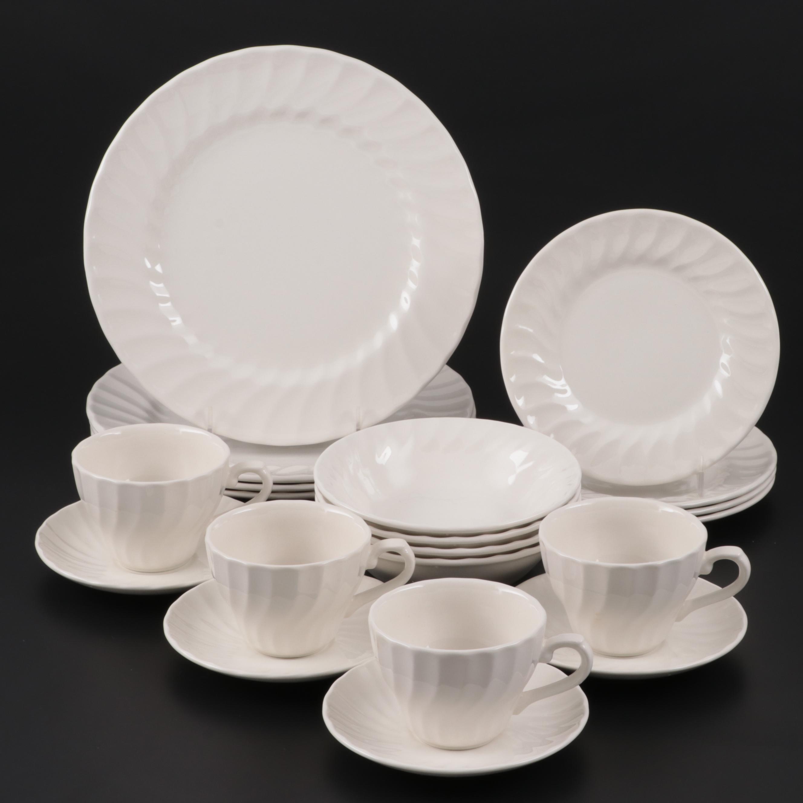 Churchill "Chelsea White" Ceramic Dinnerware