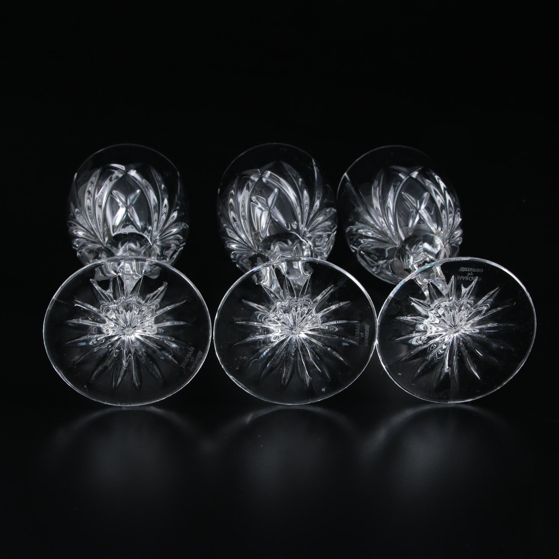 Marquis by Waterford "Brookside" Crystal White Wine Glasses and More