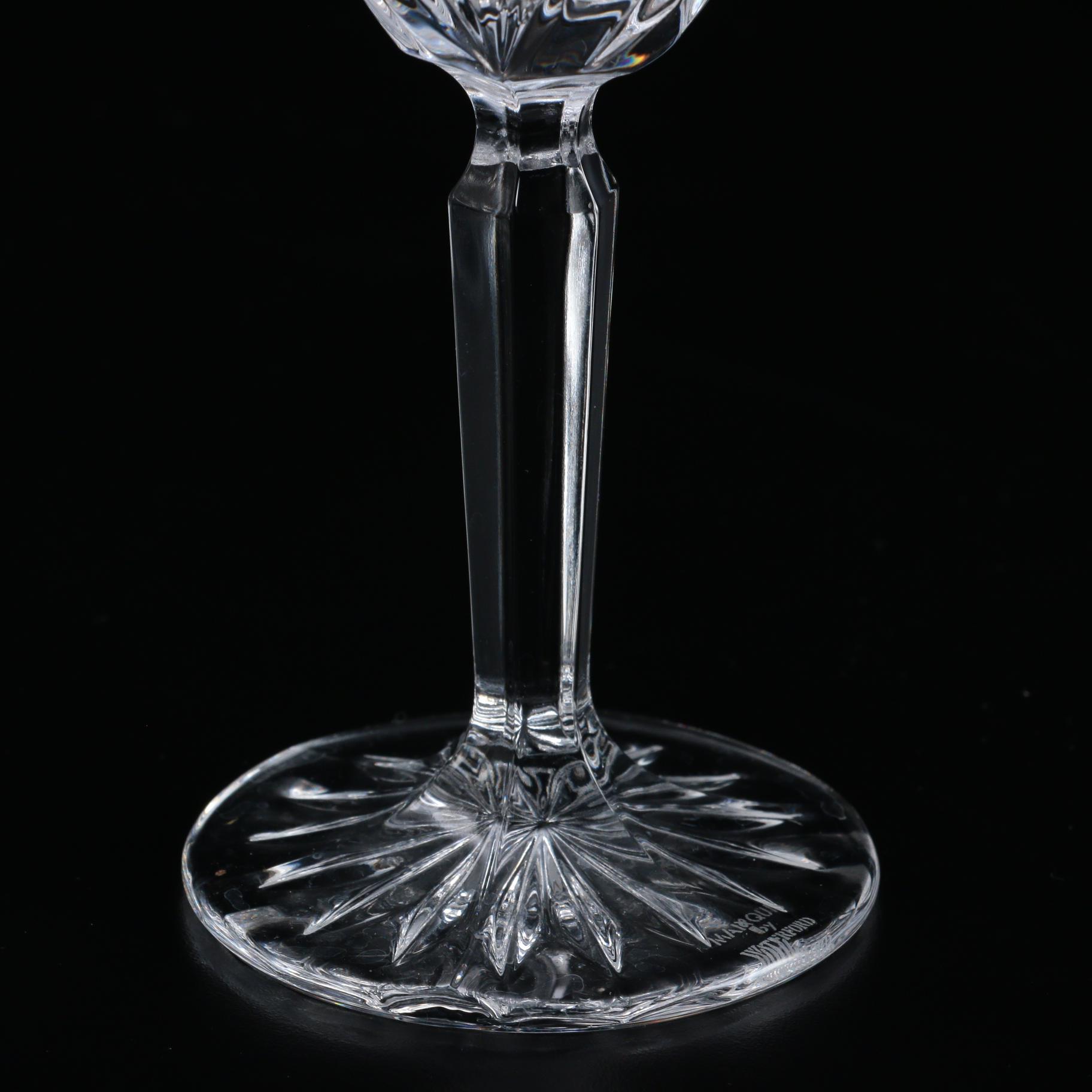 Marquis by Waterford "Brookside" Crystal White Wine Glasses and More