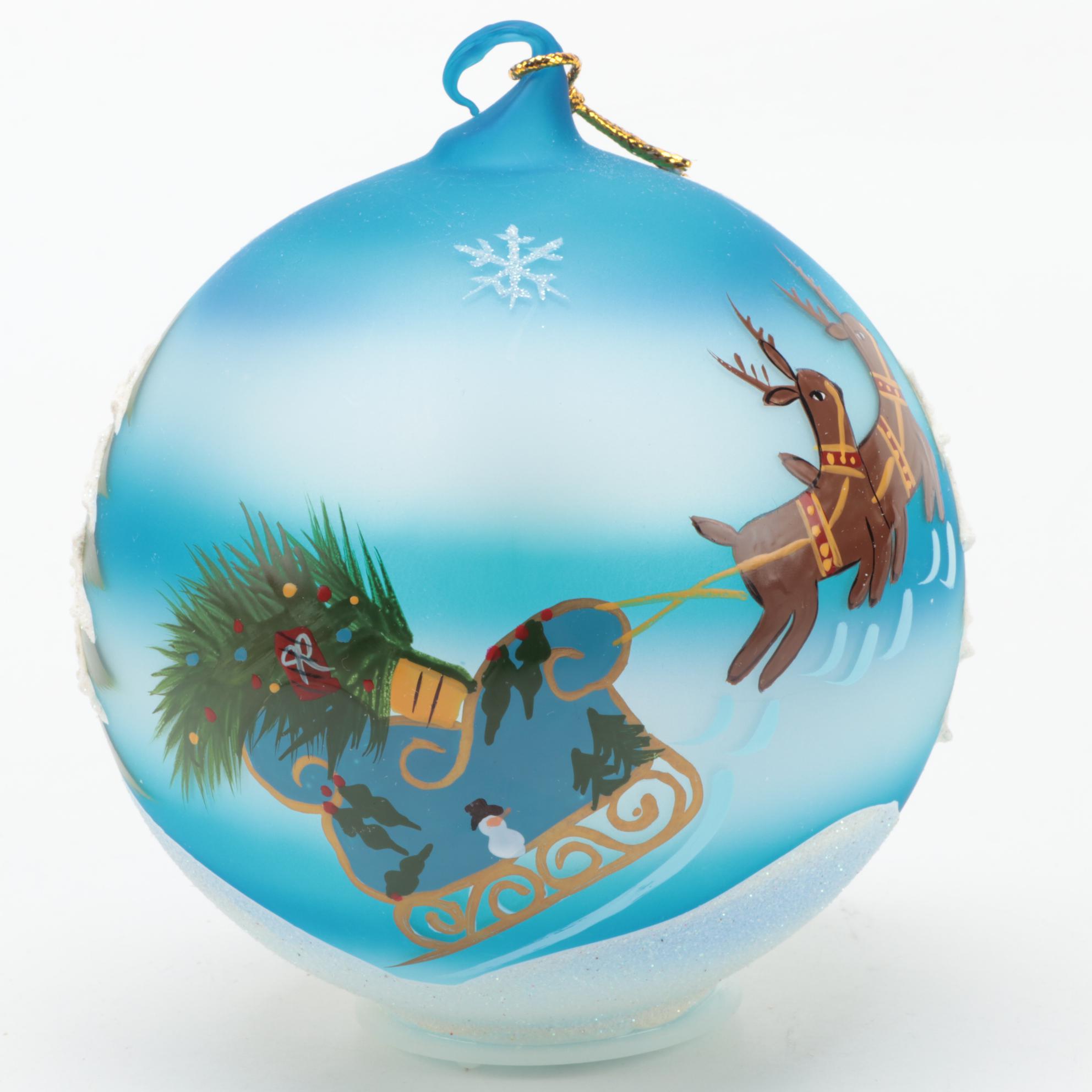 Minnie Mouse, Saks, and Other Christmas Ornaments with Santa Night Light Cover