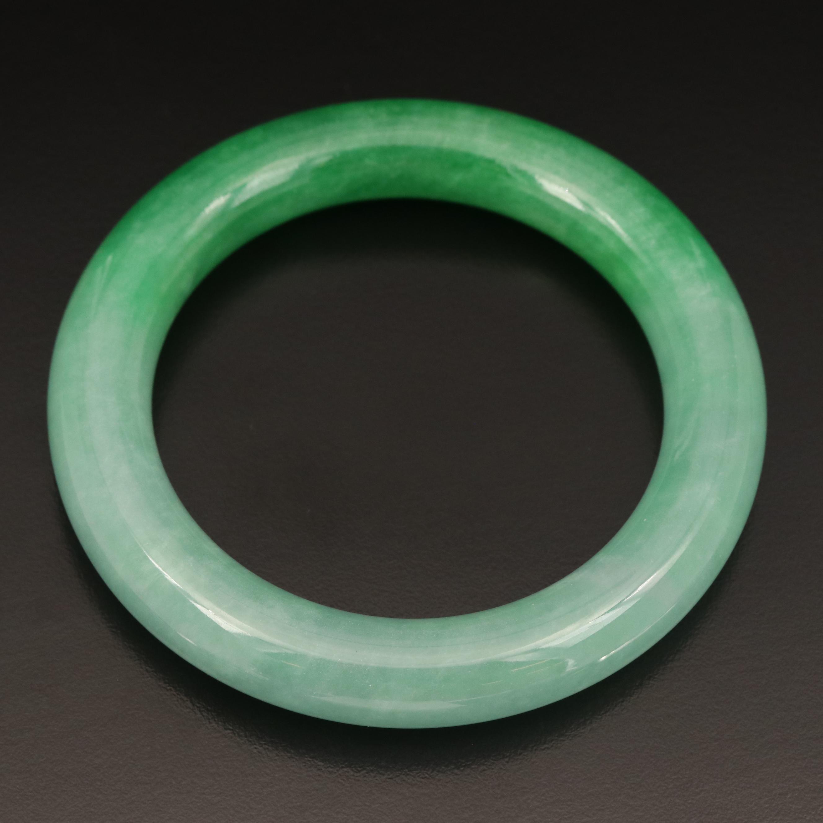 Jadeite Hololith Bangle
