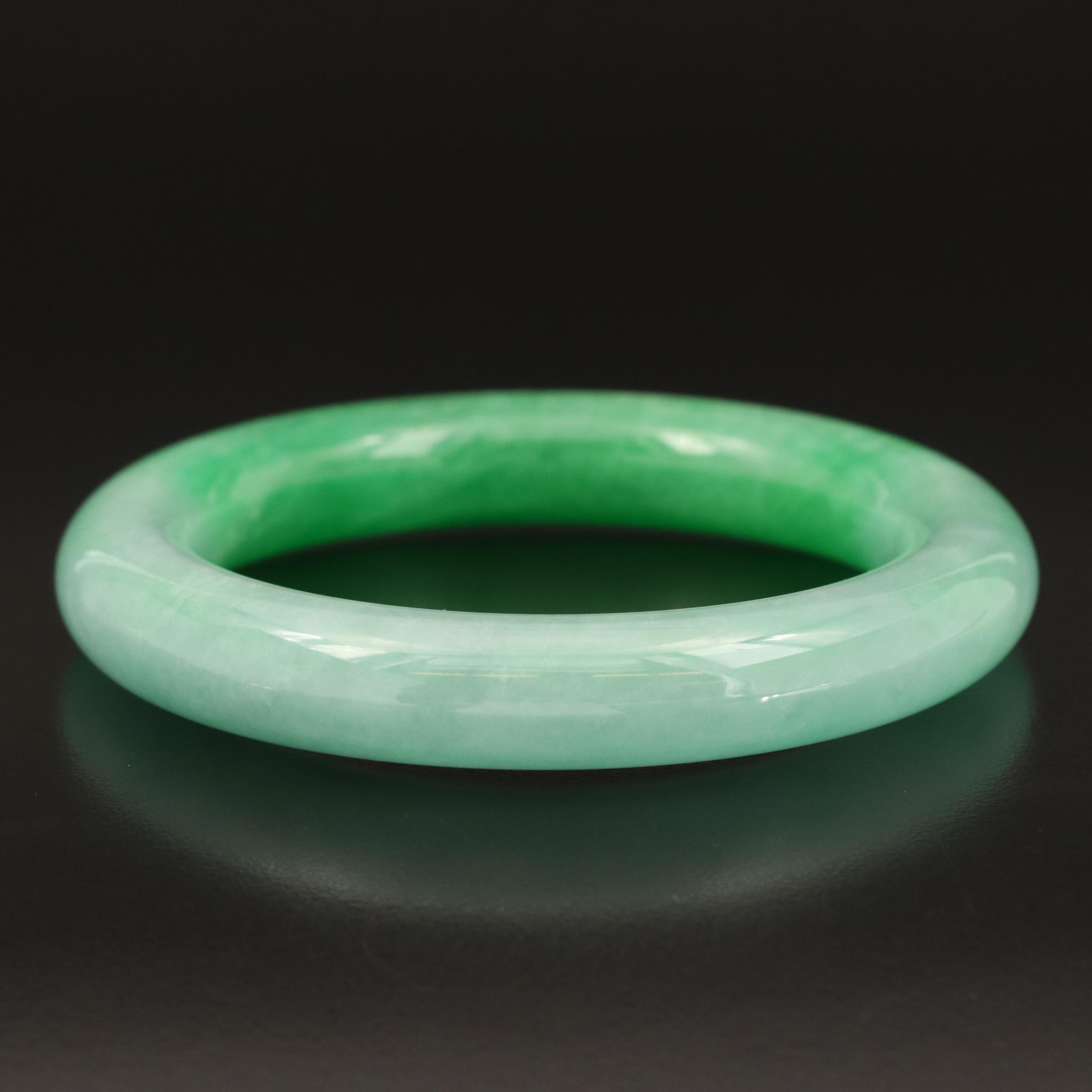 Jadeite Hololith Bangle