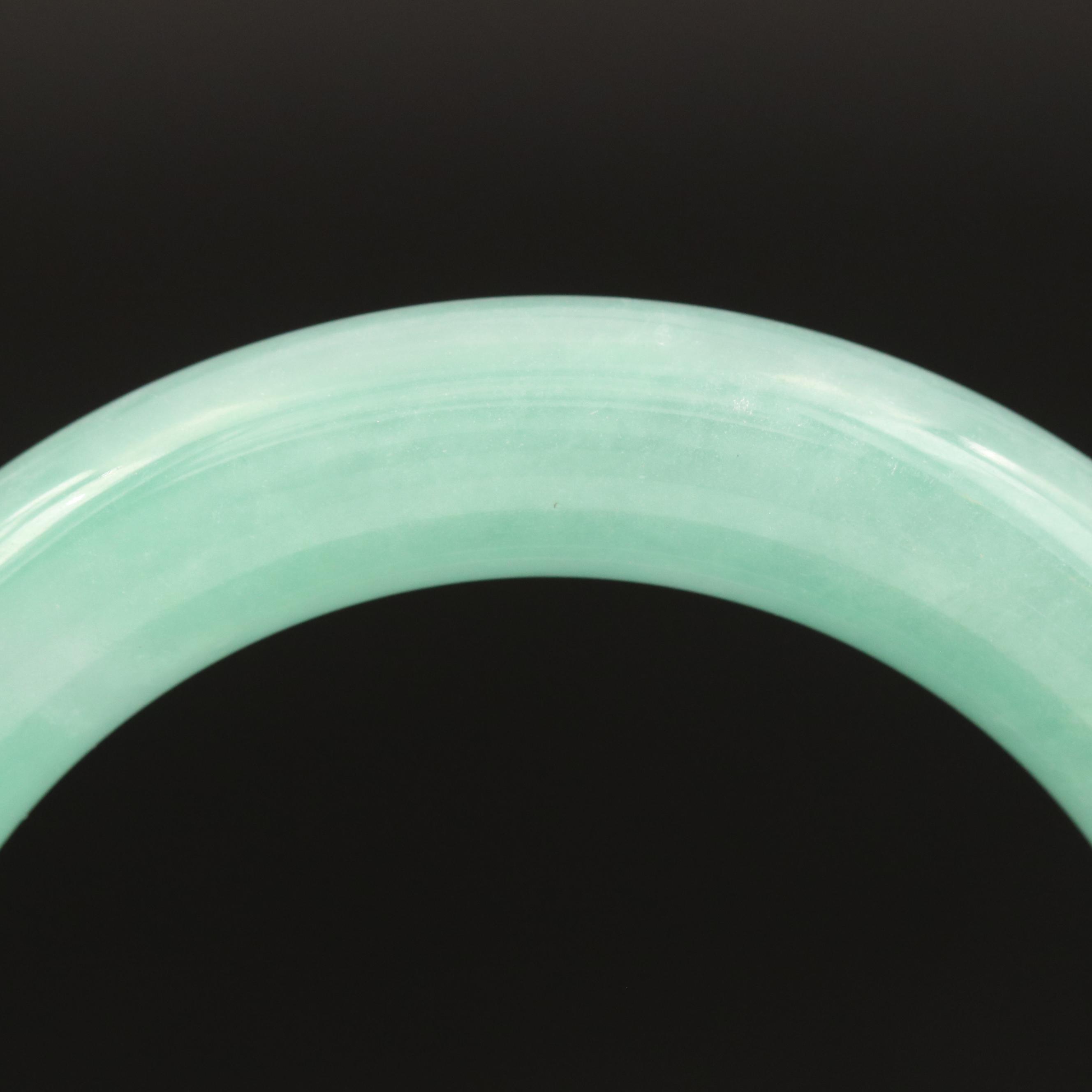 Jadeite Hololith Bangle