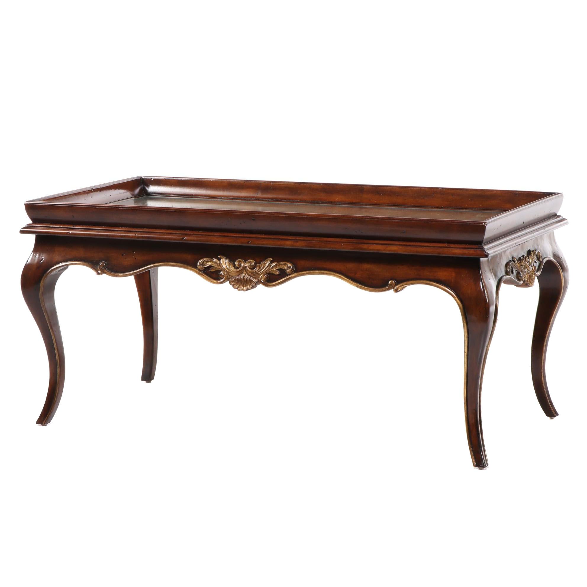 Lillian August for Drexel-Heritage "Merideth" Glass Top Cocktail Table