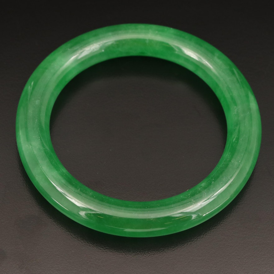 Jadeite Hololith Bangle