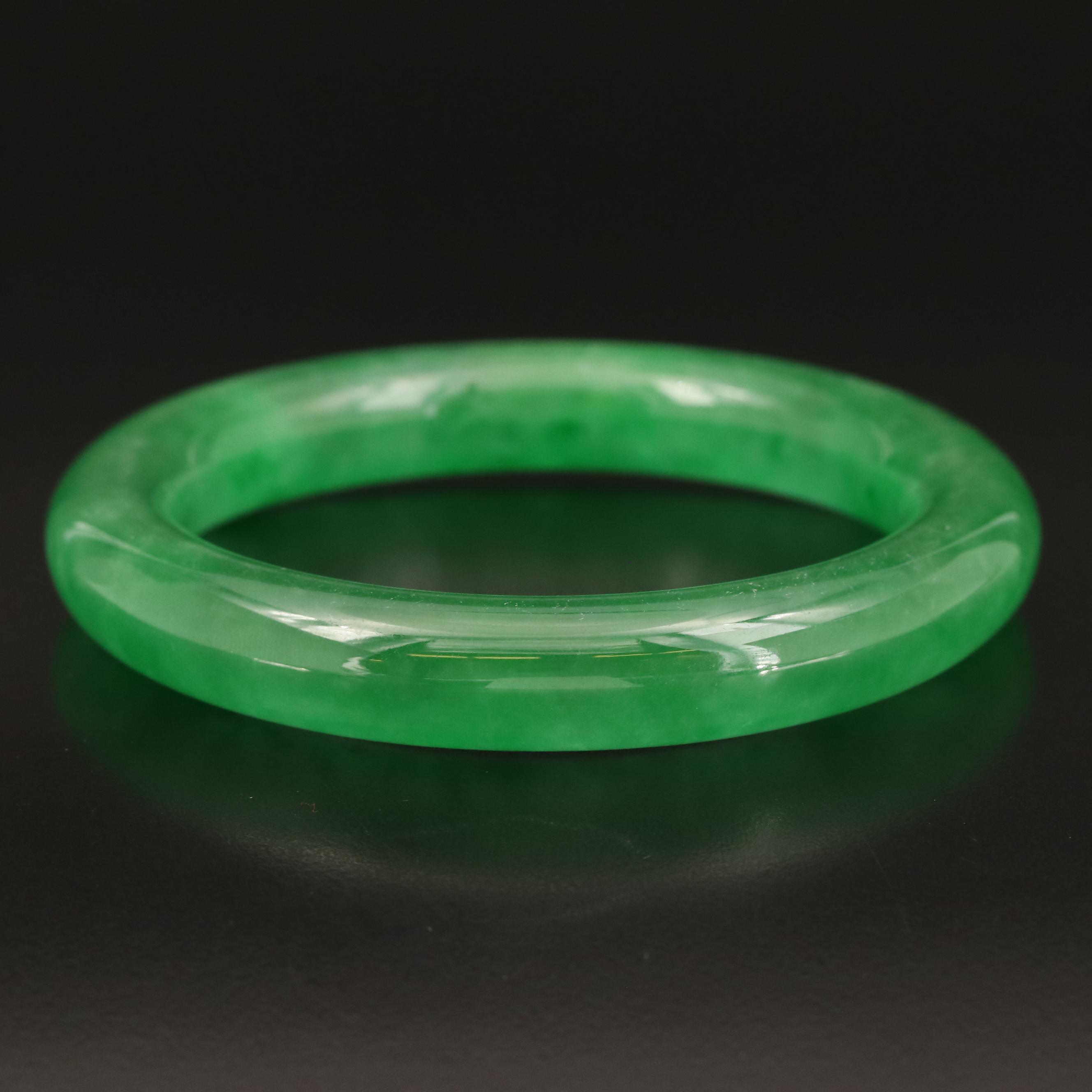 Jadeite Hololith Bangle