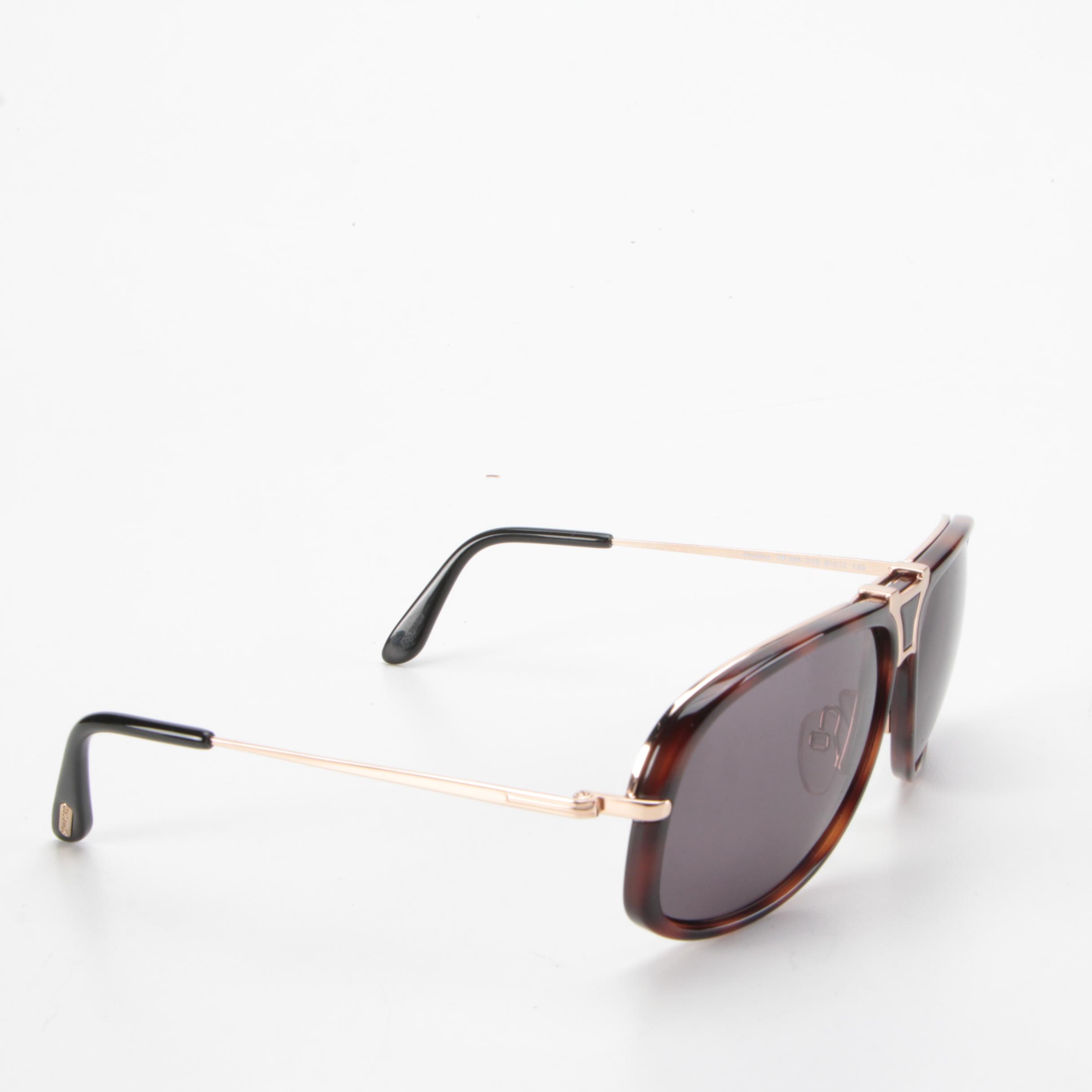 Tom Ford TF288 Robbie Sunglasses with Interchangeable Frame and Lenses with Case