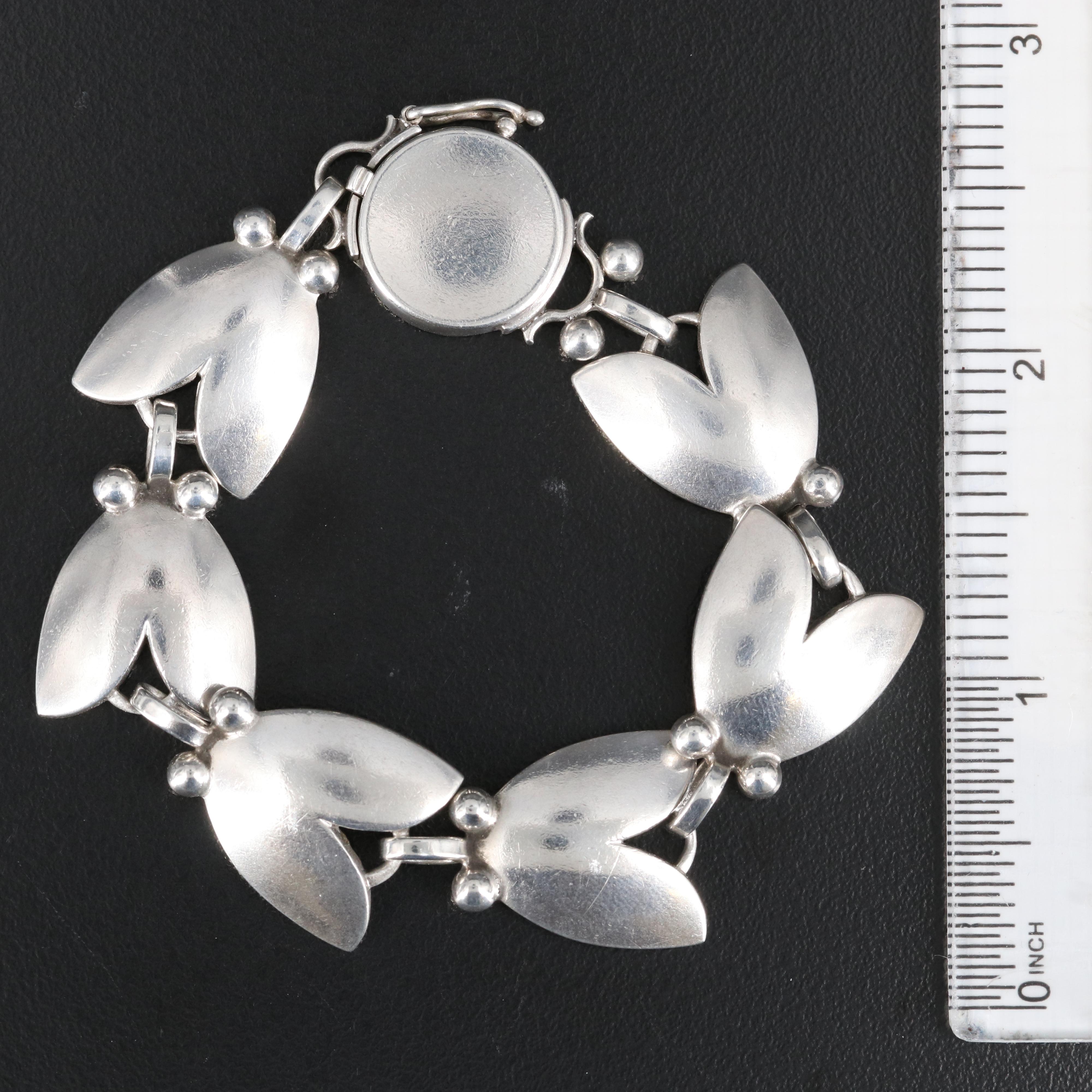 Georg Jensen Sterling Silver Link Bracelet