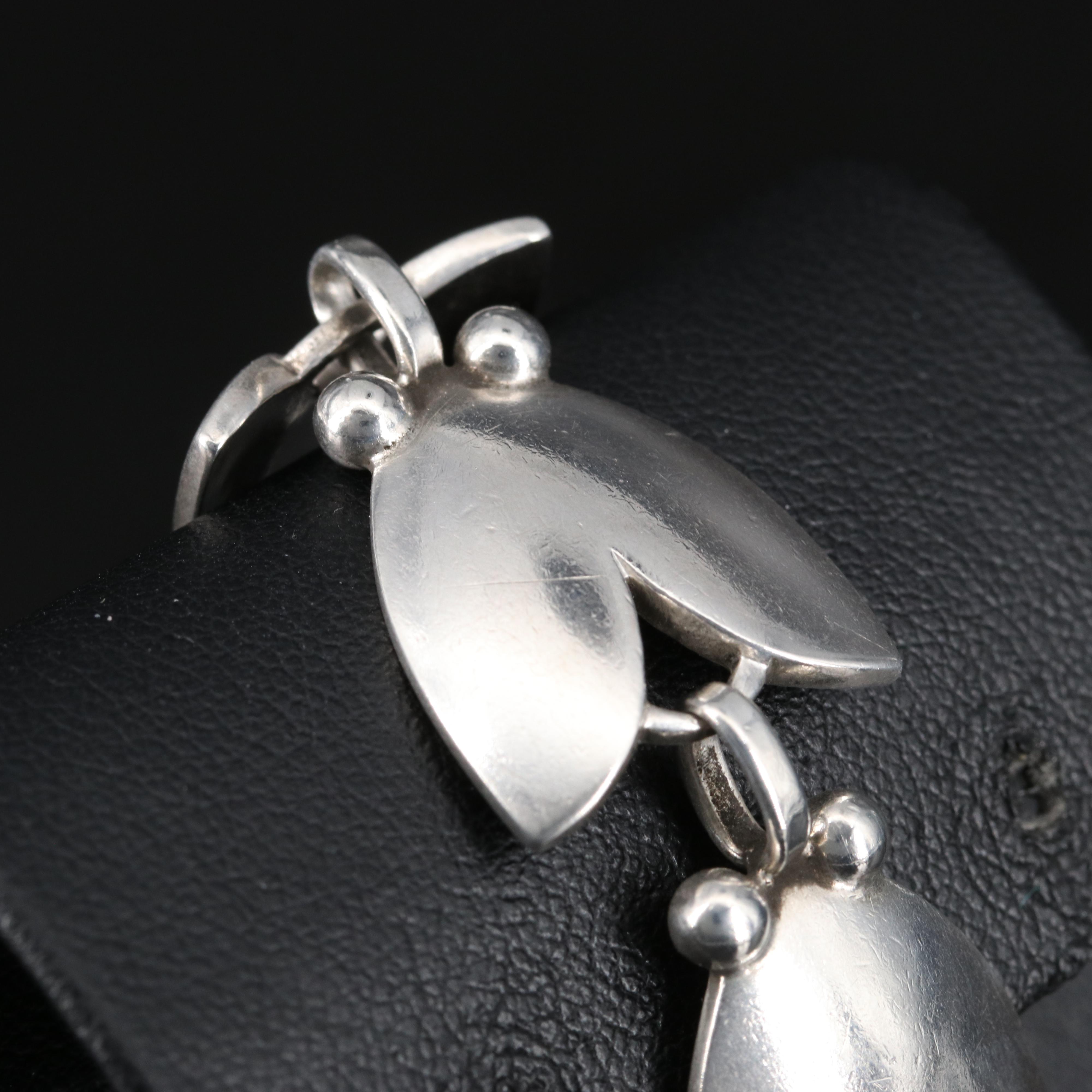 Georg Jensen Sterling Silver Link Bracelet