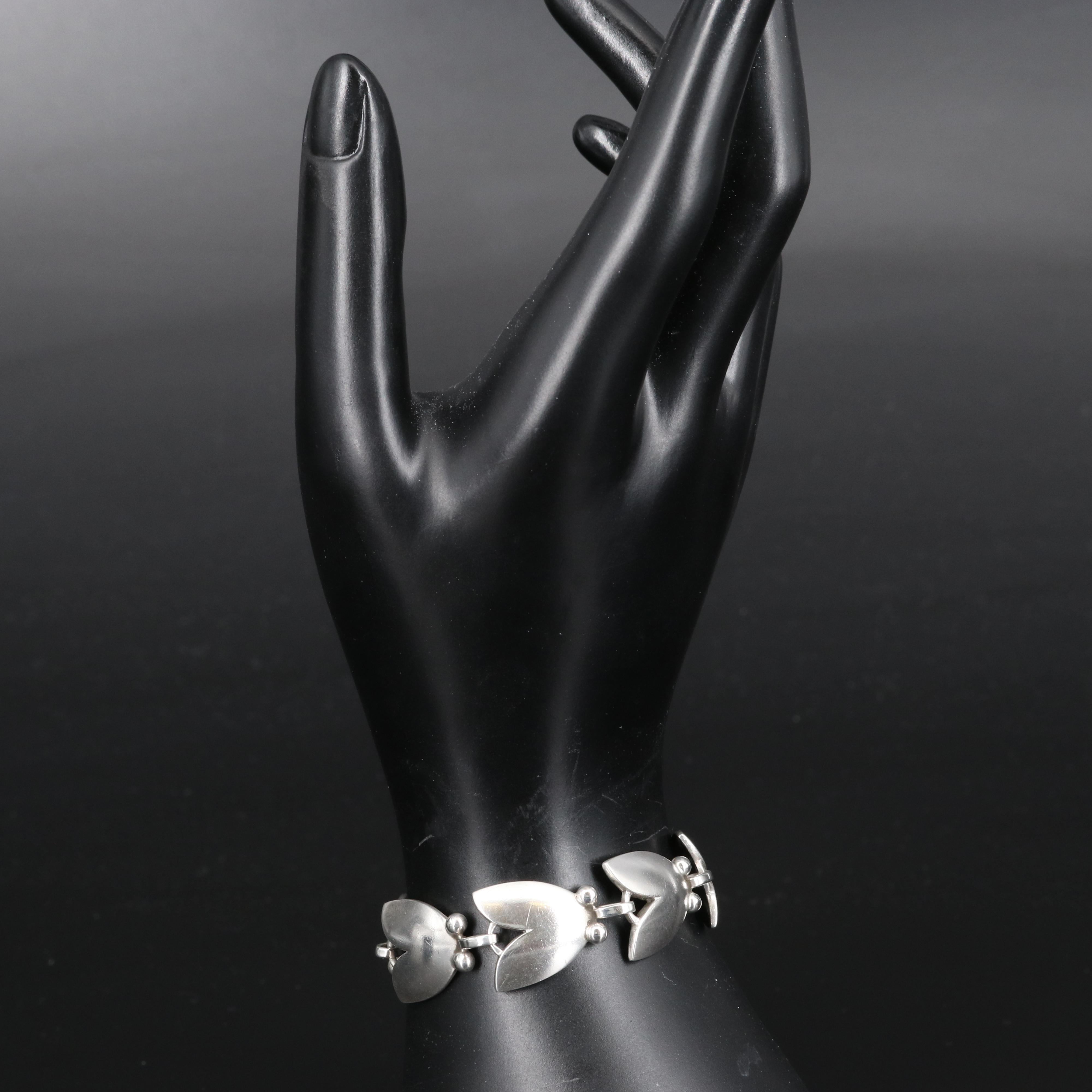 Georg Jensen Sterling Silver Link Bracelet