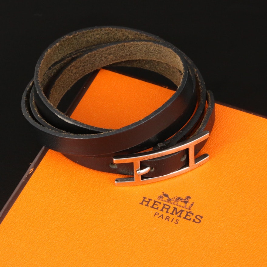 Hermès "Hapi" Quadruple Wrap Bracelet