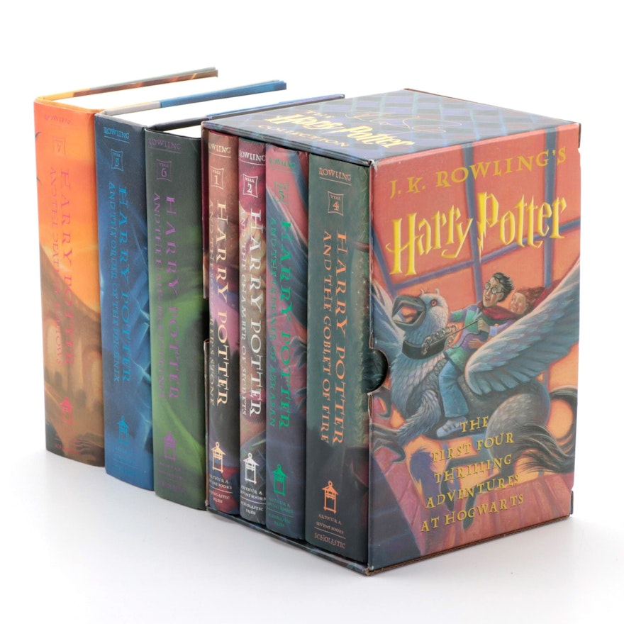 Complete First American Edition "Harry Potter" Series by J. K. Rowling