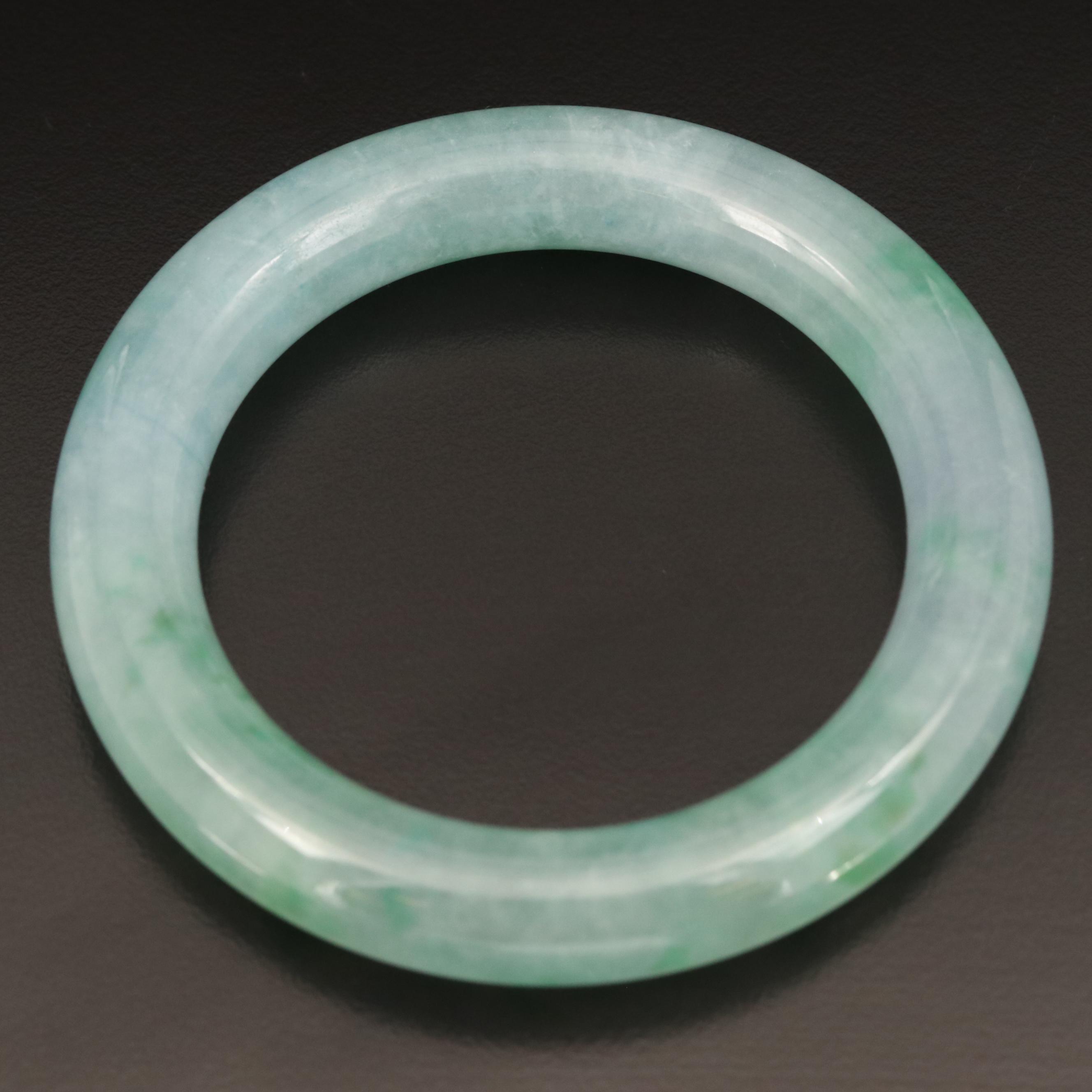 Jadeite Hololith Bangle