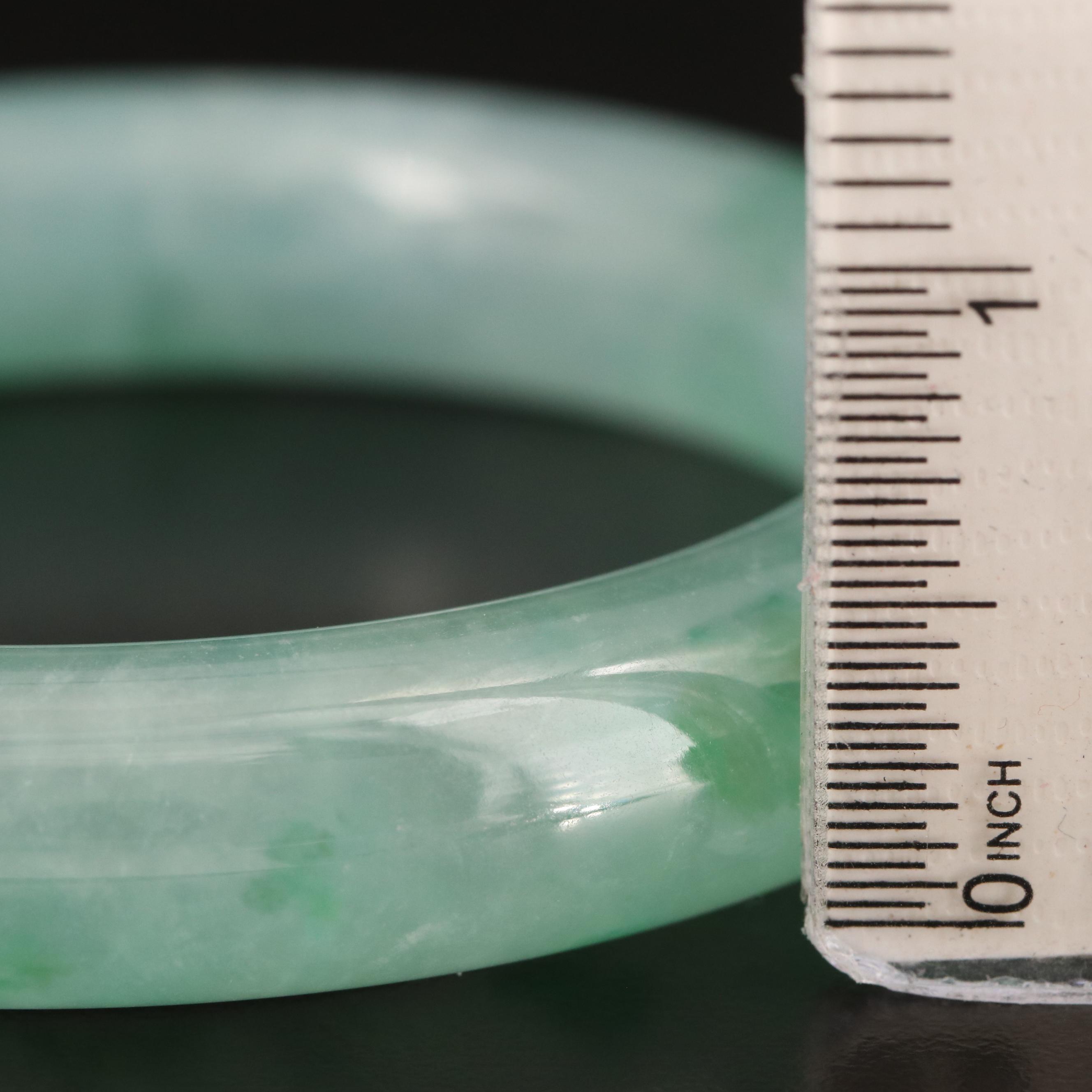 Jadeite Hololith Bangle