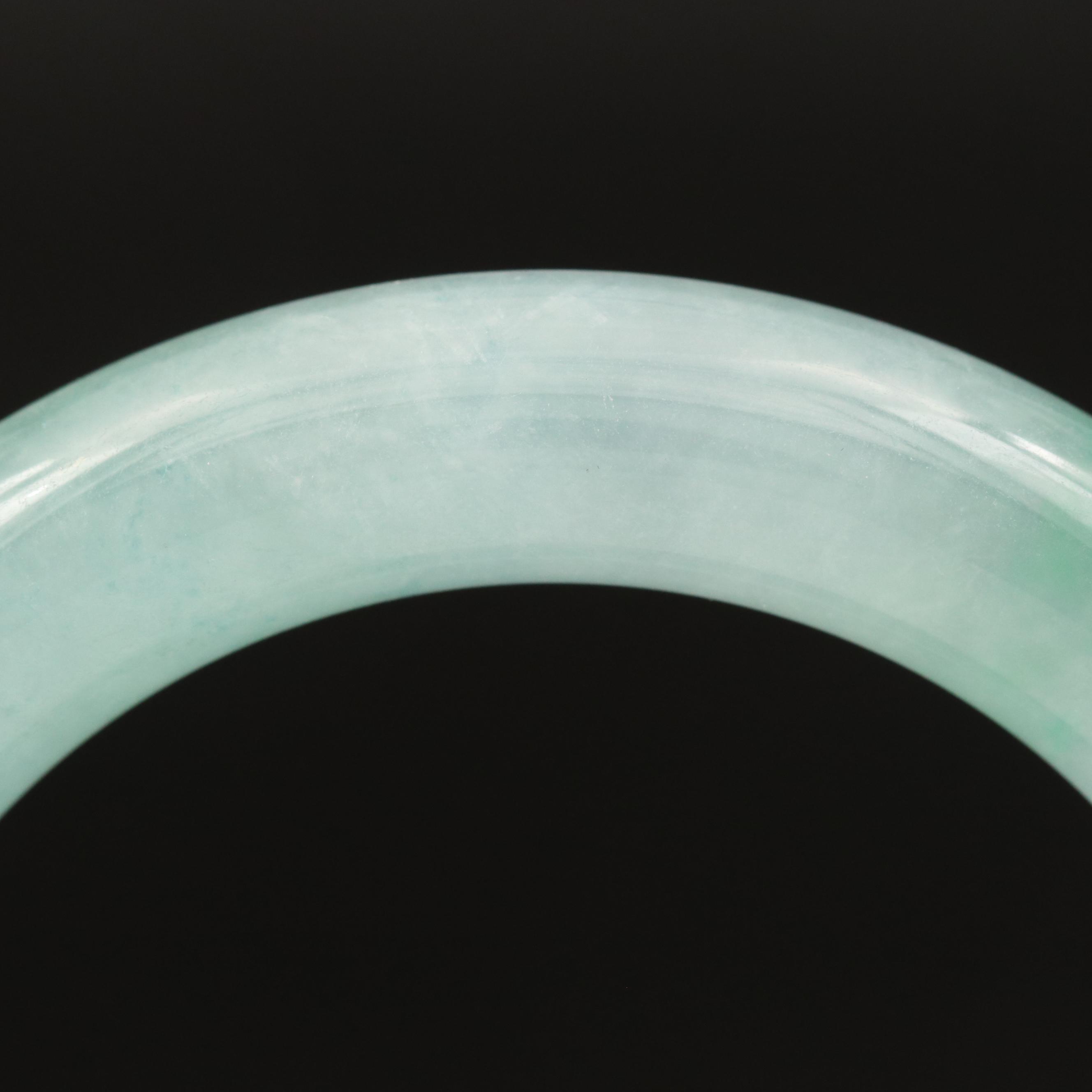 Jadeite Hololith Bangle