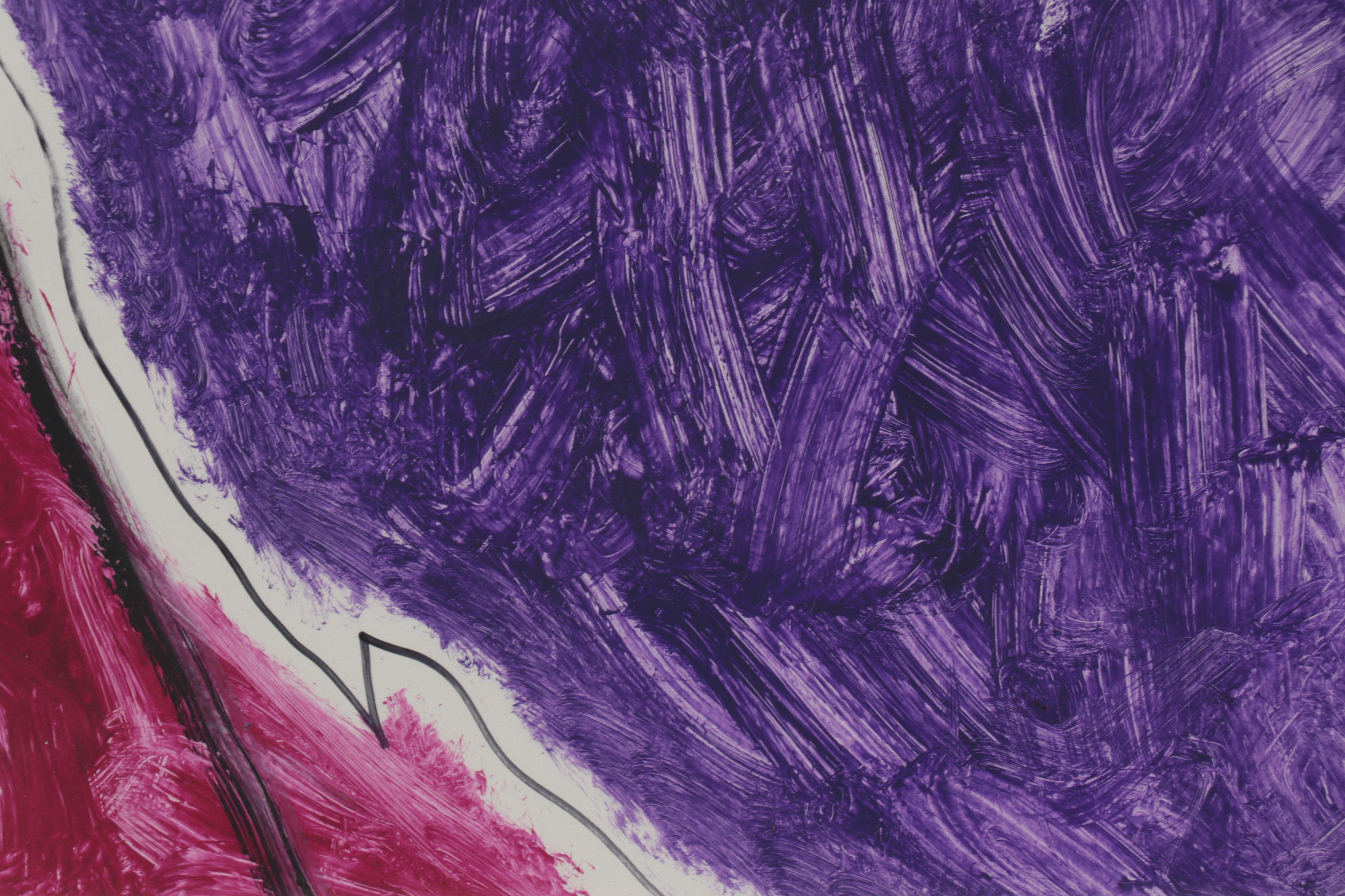 Philip the Transplant Abstract Mixed Media Painting of United States of America