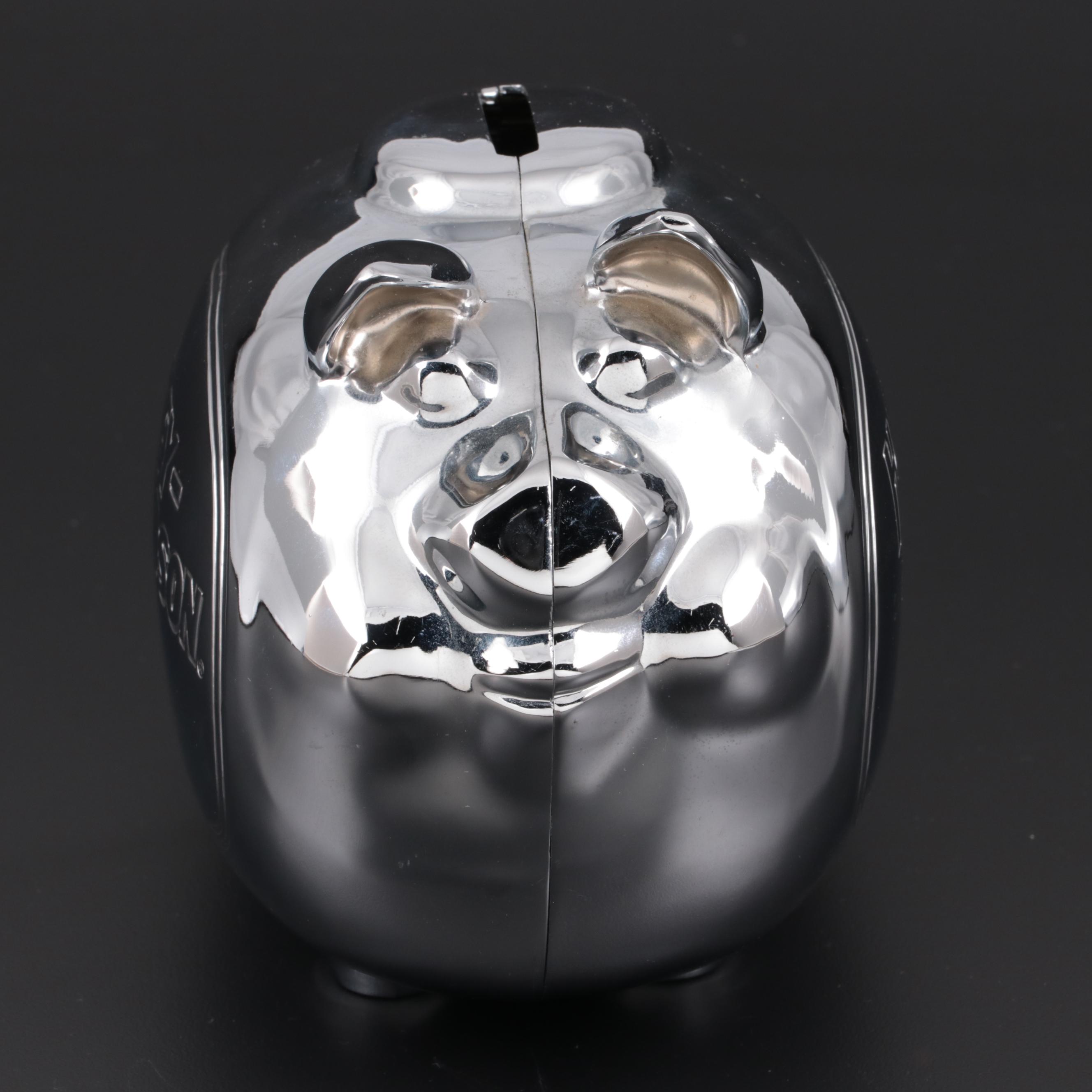 Harley Davidson Chrome Finish Fuel Tank Piggy Bank