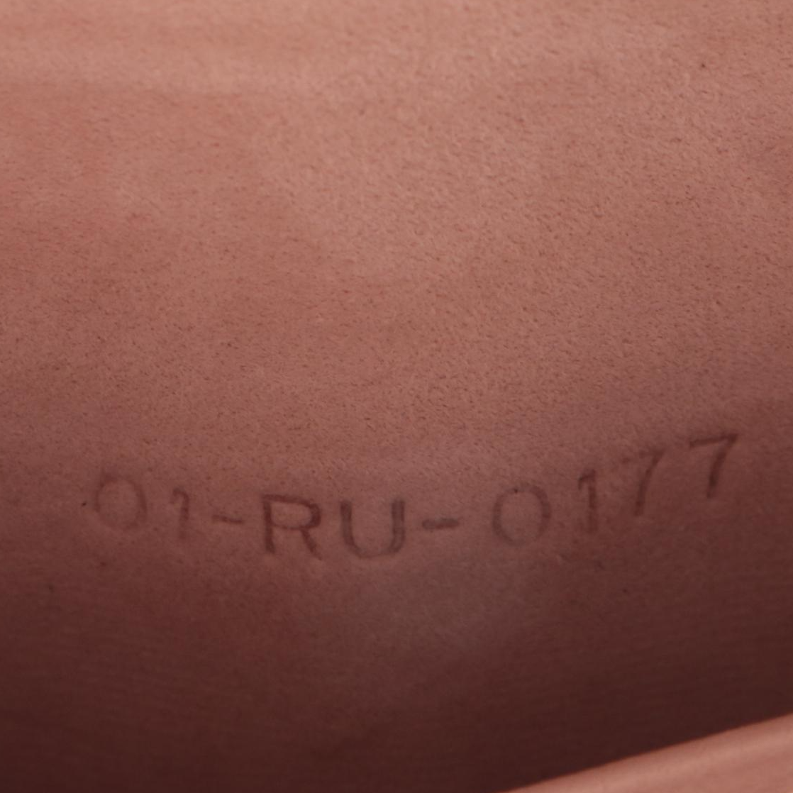 Christian Dior Lady Dior Small Camera Pouch in Brass Studded Blush Pink Leather