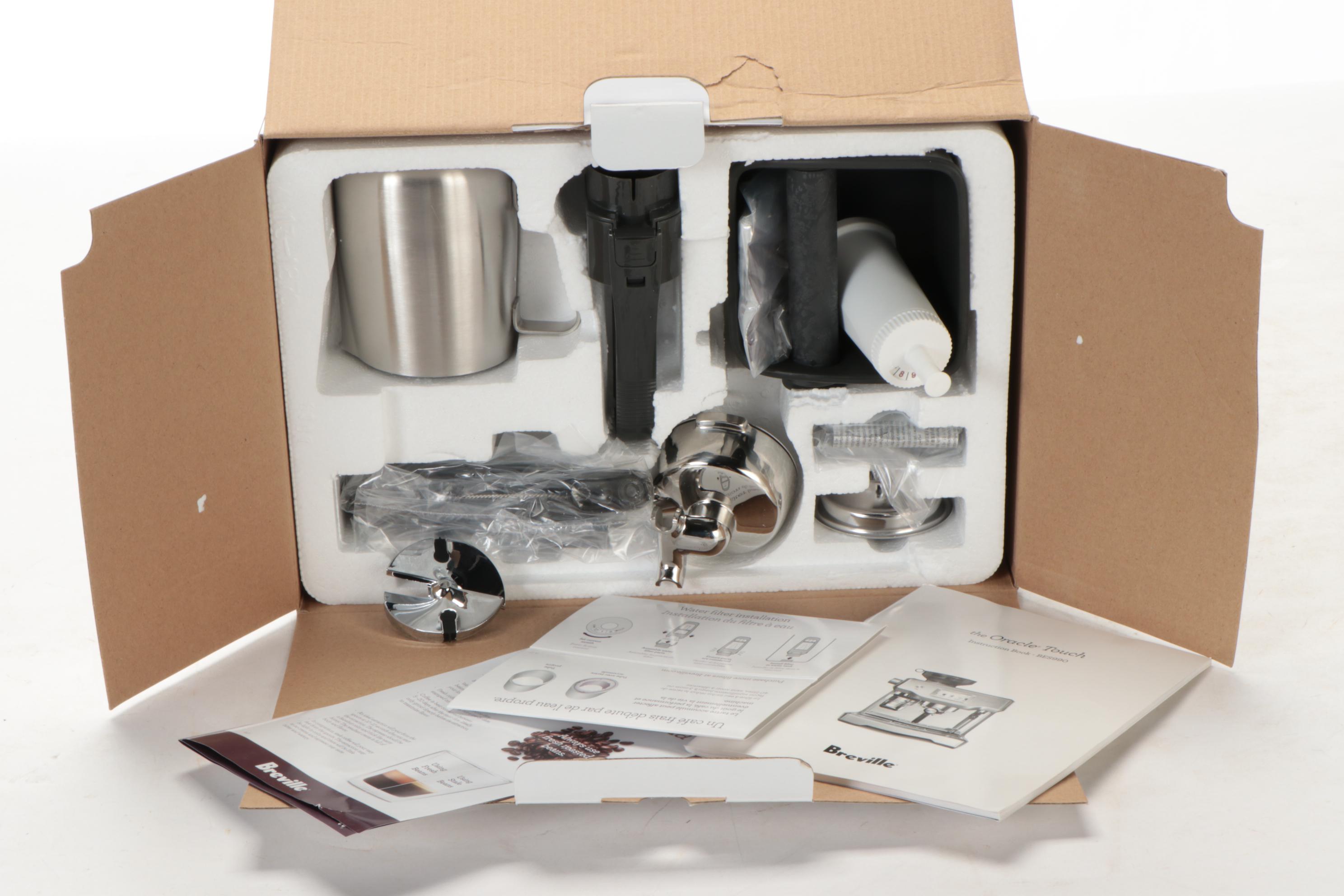 Breville "The Oracle Touch" Screen Espresso Machine, Contemporary