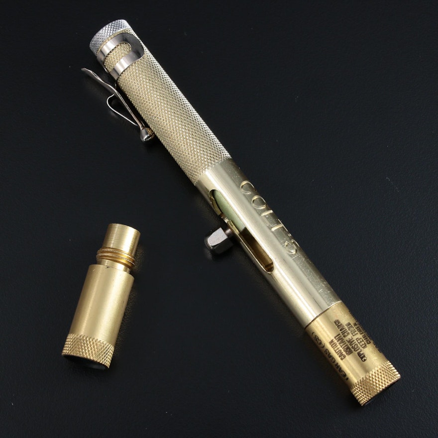 Colt's Self-Defense Tear Gas Pen, Mid to Late 20th Century